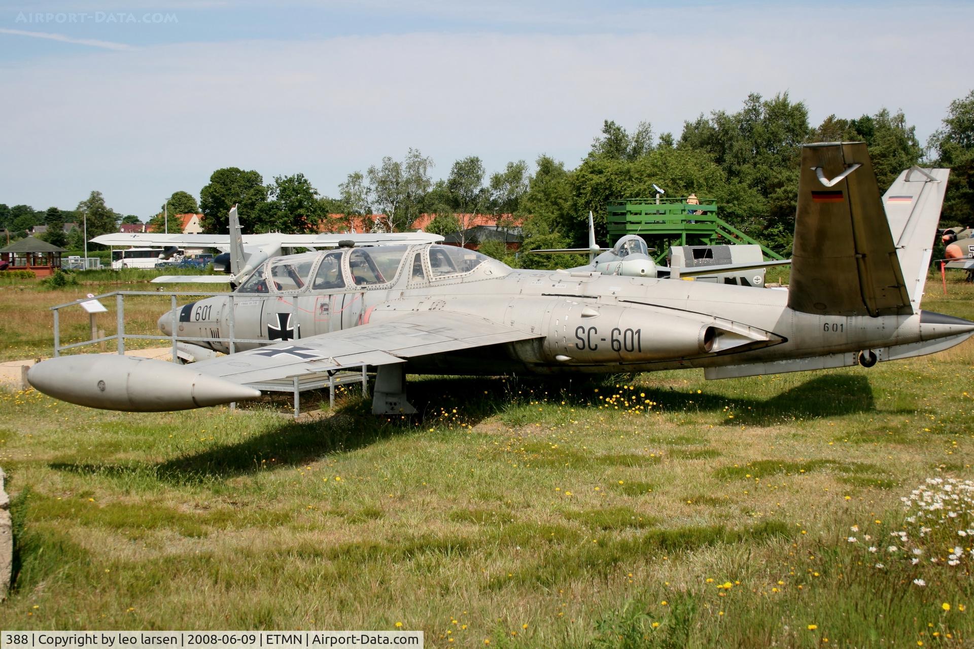 388, Fouga CM-170R Magister C/N 388, Aeronauticum Nordholz 9.6.2008,code SC-601.ex French AF 388