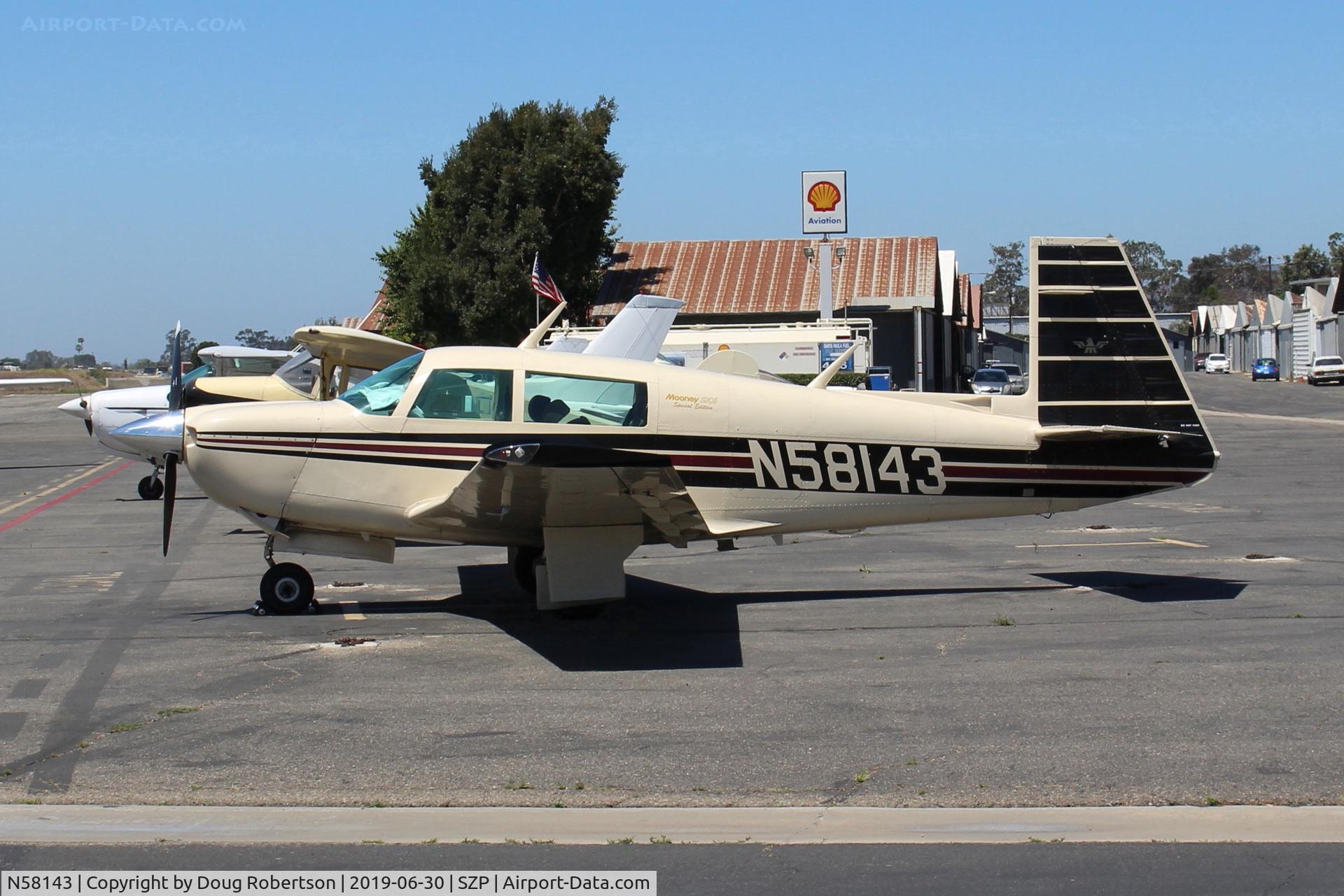 N58143, 1985 Mooney M20J 201 C/N 24-1573, 1985 Mooney M20J 201 Special Edition, Lycoming IO-360 A&C 200 Hp