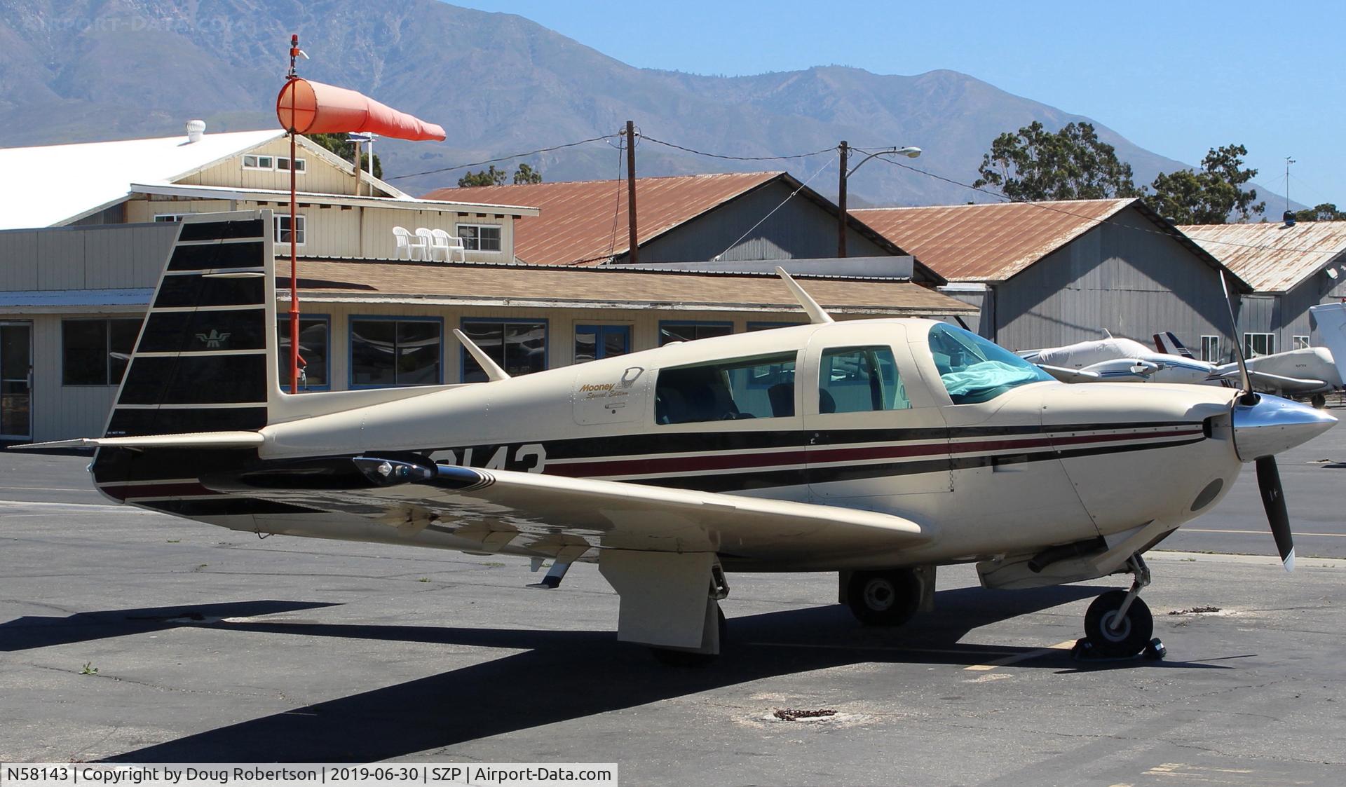 N58143, 1985 Mooney M20J 201 C/N 24-1573, 1985 Mooney M20J 201 Special Edition, Lycoming IO-360 A&C 200 Hp