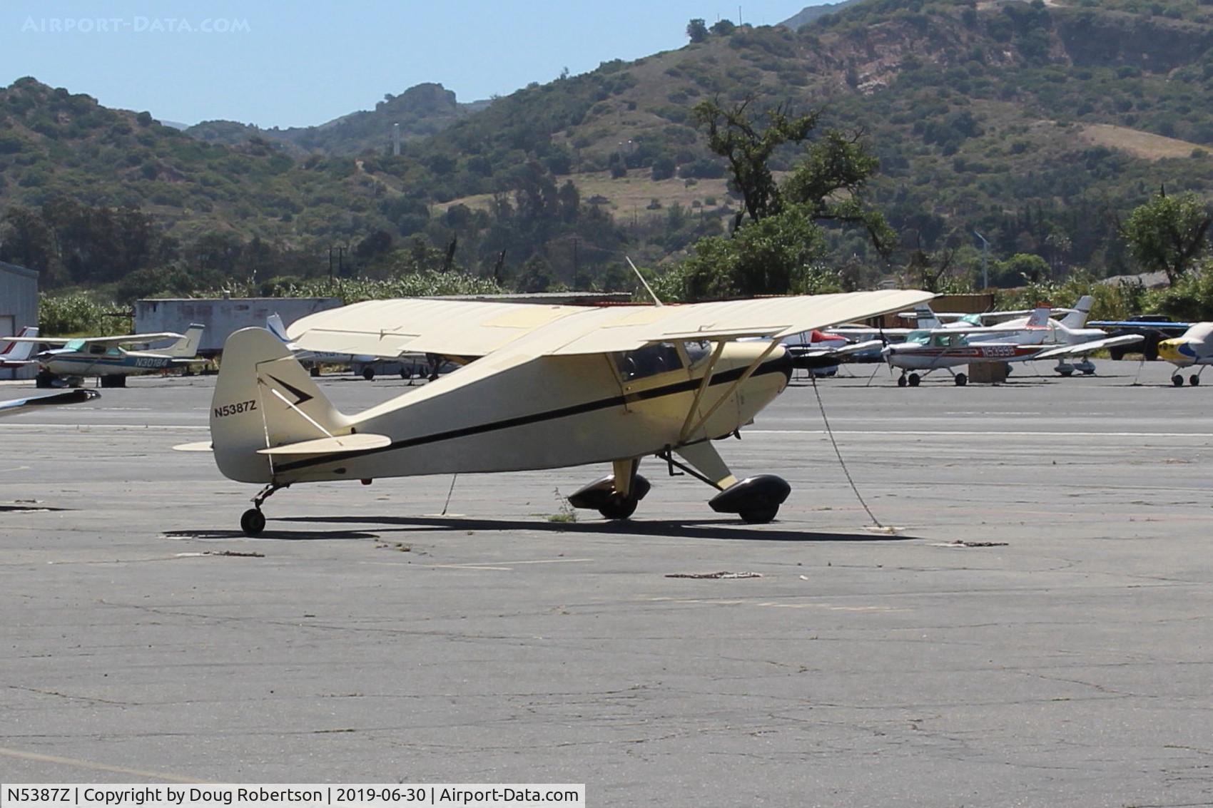 N5387Z, 1961 Piper PA-22-108 Colt C/N 22-9156, 1961 Piper Pa-22-108 COLT, Lycoming O-235 108 Hp