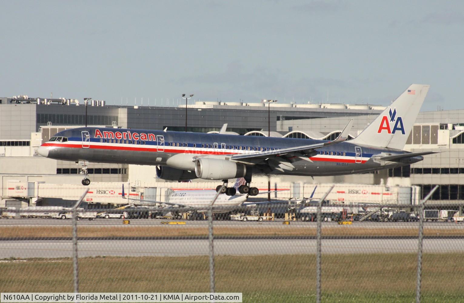 N610AA, 1989 Boeing 757-223 C/N 24486, MIA spotting