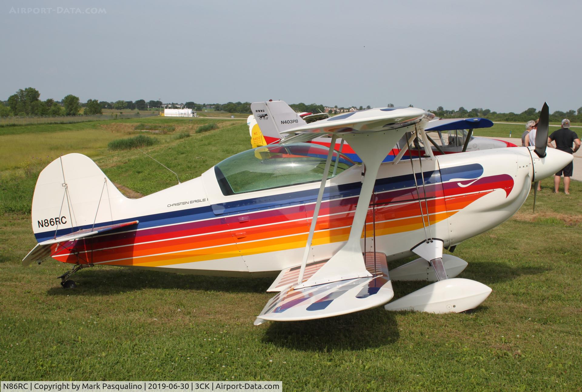 N86RC, Christen Eagle II C/N CRAVEN 0001, Christen Eagle II