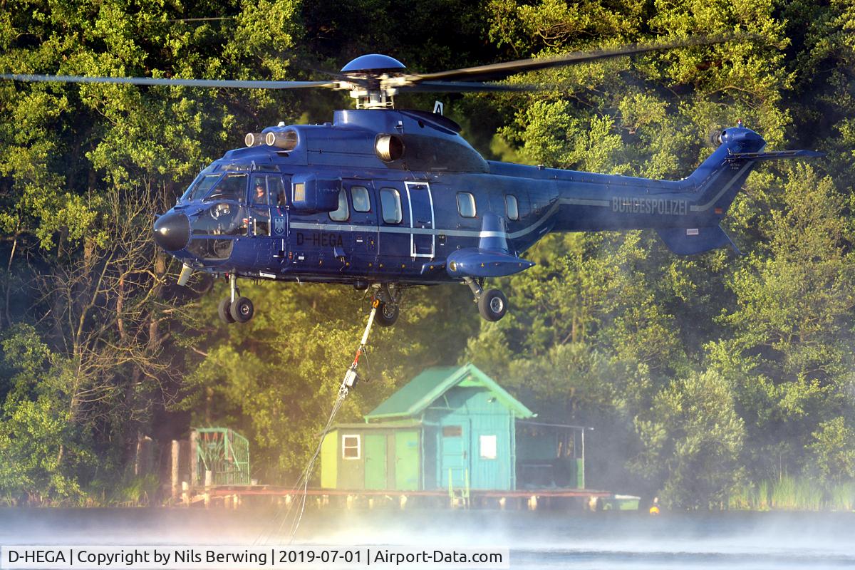 D-HEGA, Aerospatiale AS-332L-1 Super Puma C/N 2234, D-HEGA at Lübtheen