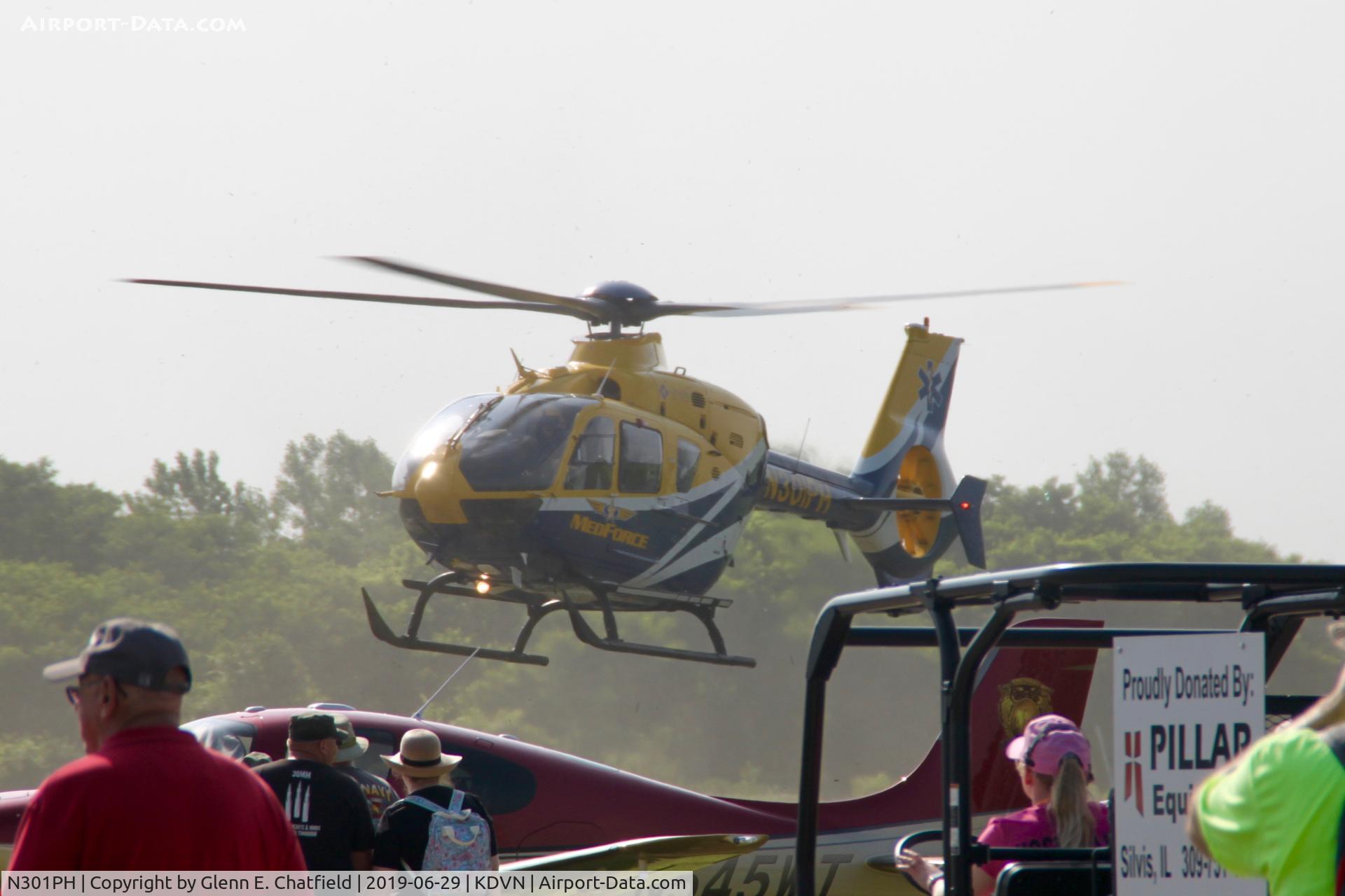 N301PH, 2004 Eurocopter EC-135P-2 C/N 0355, At the Quad Cities Air Show