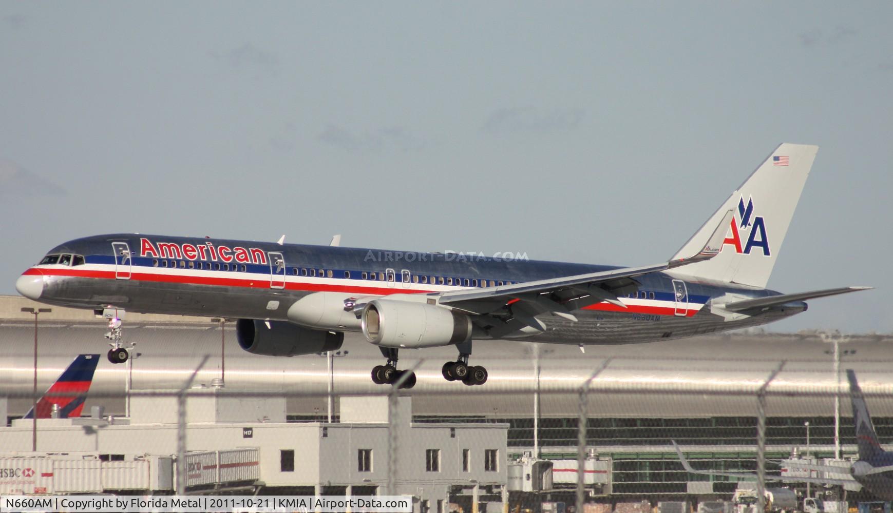 N660AM, 1992 Boeing 757-223 C/N 25294, MIA spotting