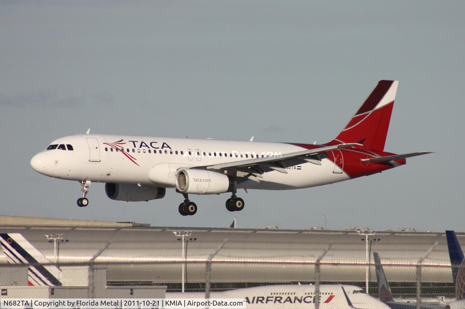 N682TA, 2008 Airbus A320-233 C/N 3581, MIA spotting