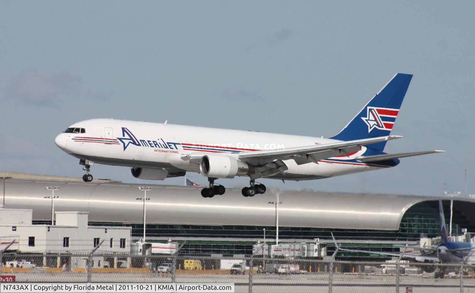 N743AX, 1982 Boeing 767-232 C/N 22218, MIA spotting