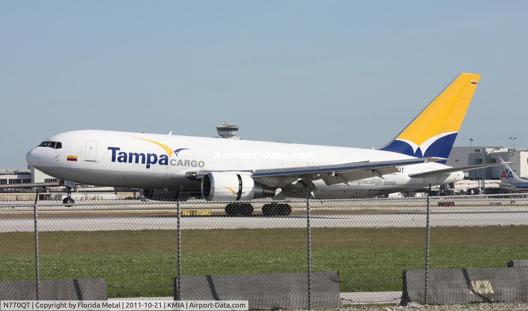 N770QT, 1987 Boeing 767-241 C/N 23802, MIA spotting