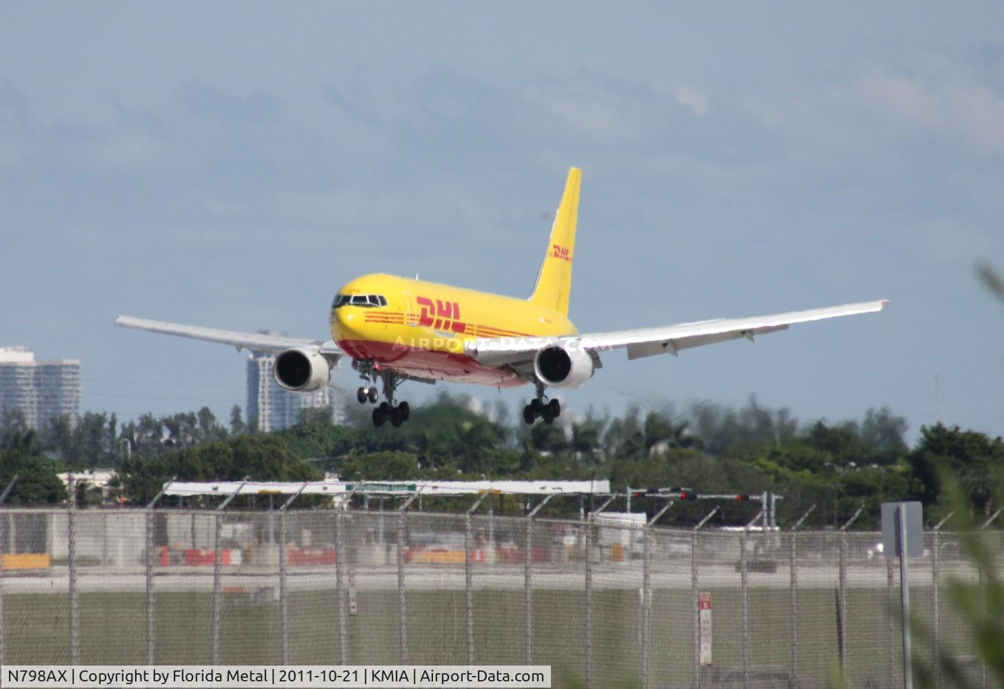 N798AX, 1986 Boeing 767-200 C/N 23431, MIA spotting