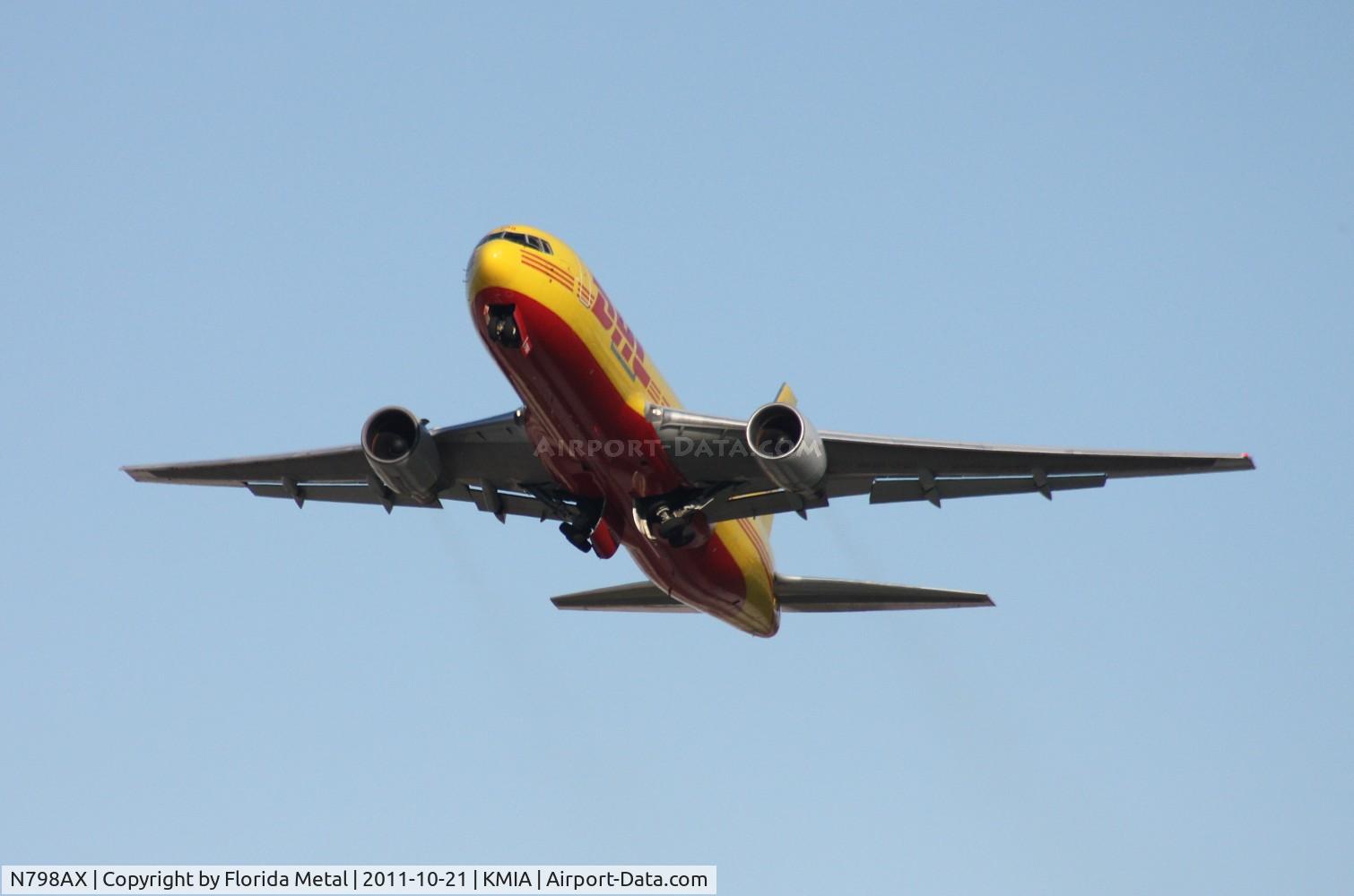 N798AX, 1986 Boeing 767-200 C/N 23431, MIA spotting