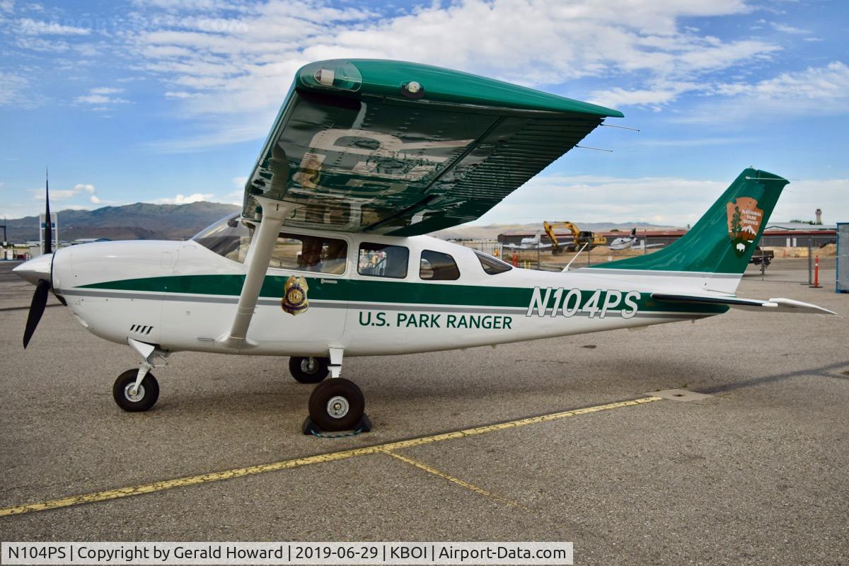 N104PS, Cessna TU206G Turbo Stationair C/N U20606002, Parked on the south GA ramp.
