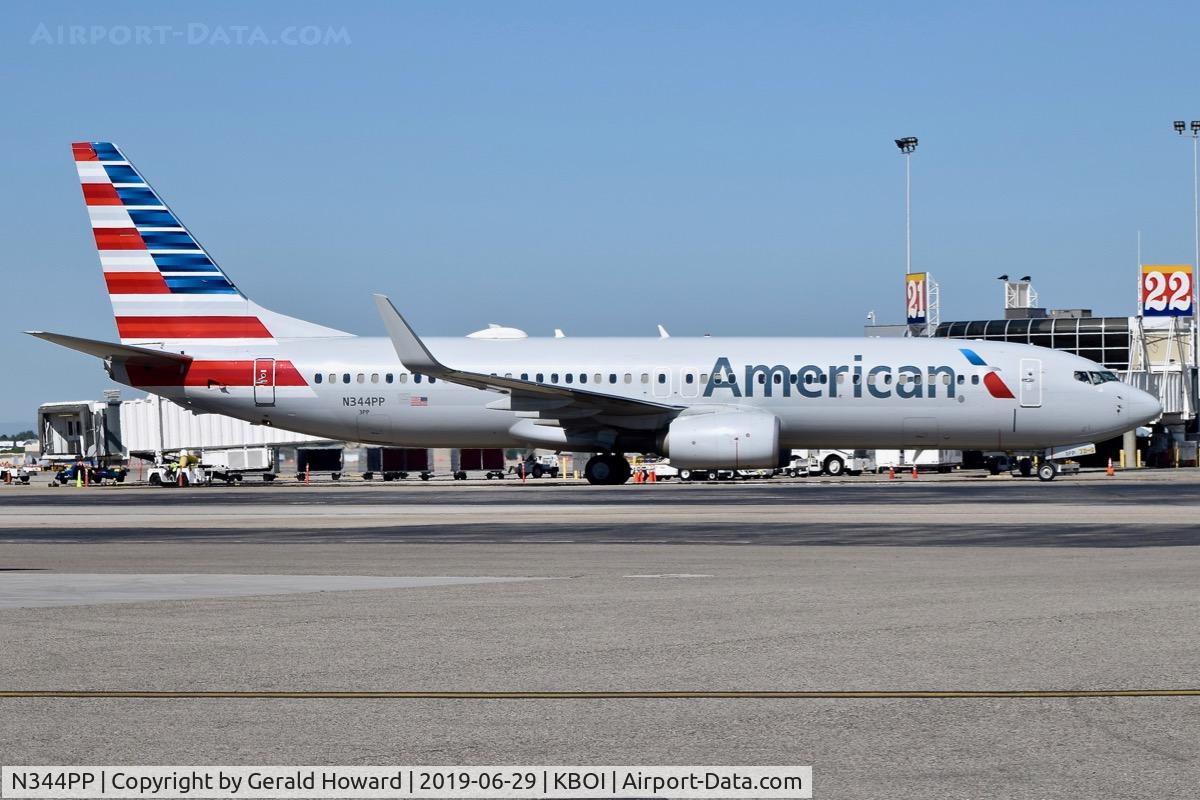 N344PP, 2017 Boeing 737-823 C/N 31272, On the ramp heading for the gate.