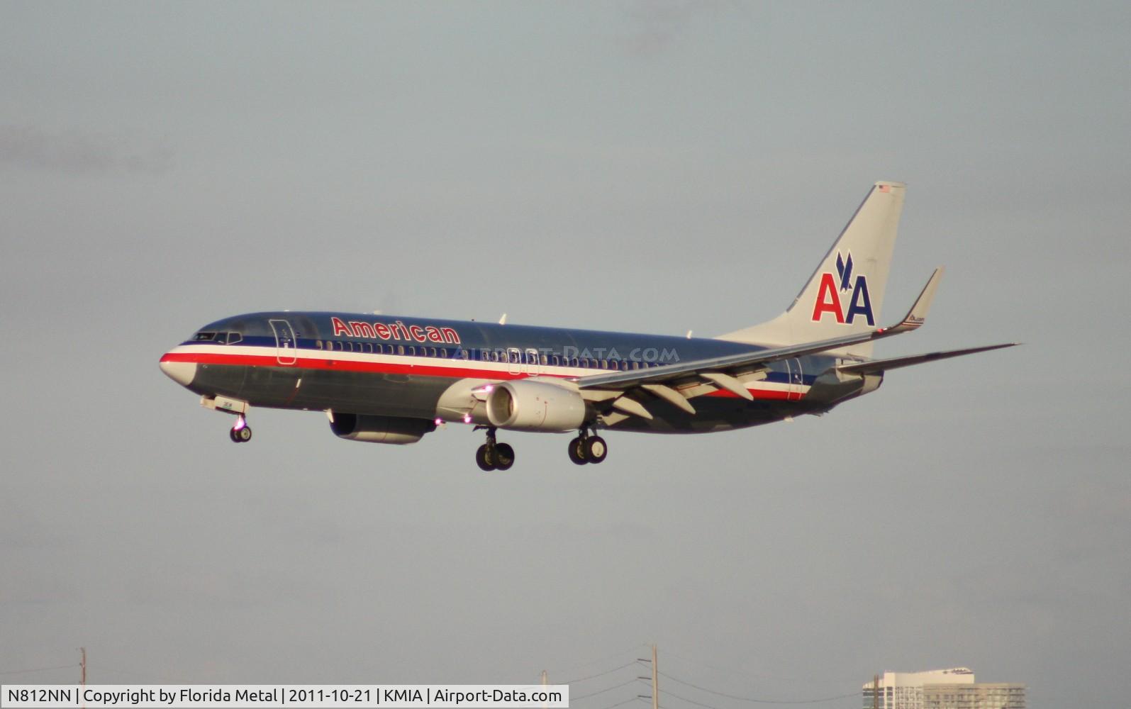 N812NN, 2009 Boeing 737-823 C/N 33520, MIA spotting