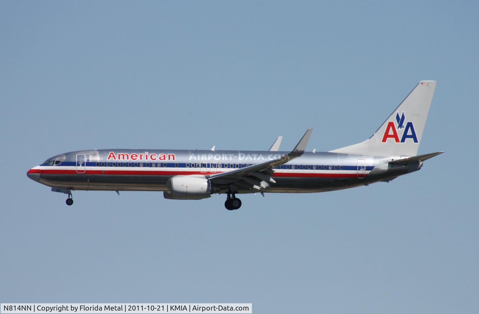 N814NN, 2009 Boeing 737-823 C/N 29562, MIA spotting
