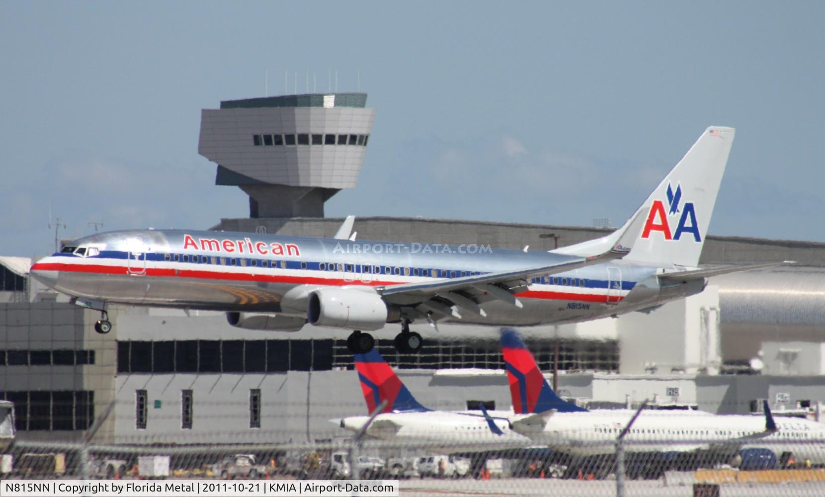 N815NN, 2009 Boeing 737-823 C/N 33208, MIA spotting