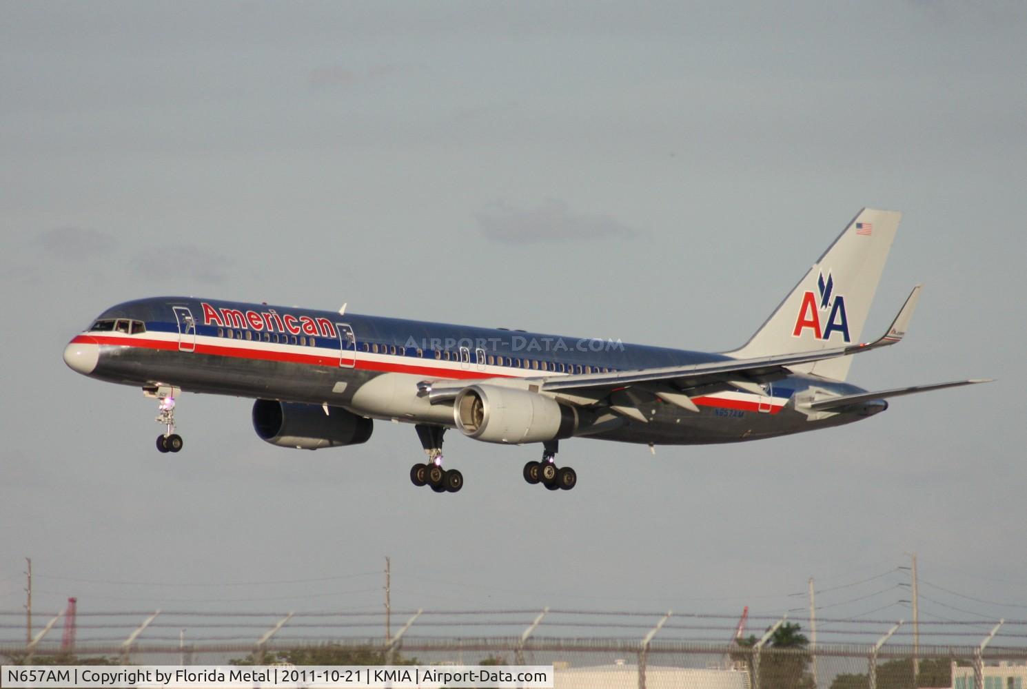 N657AM, 1991 Boeing 757-223 C/N 24615, MIA spotting