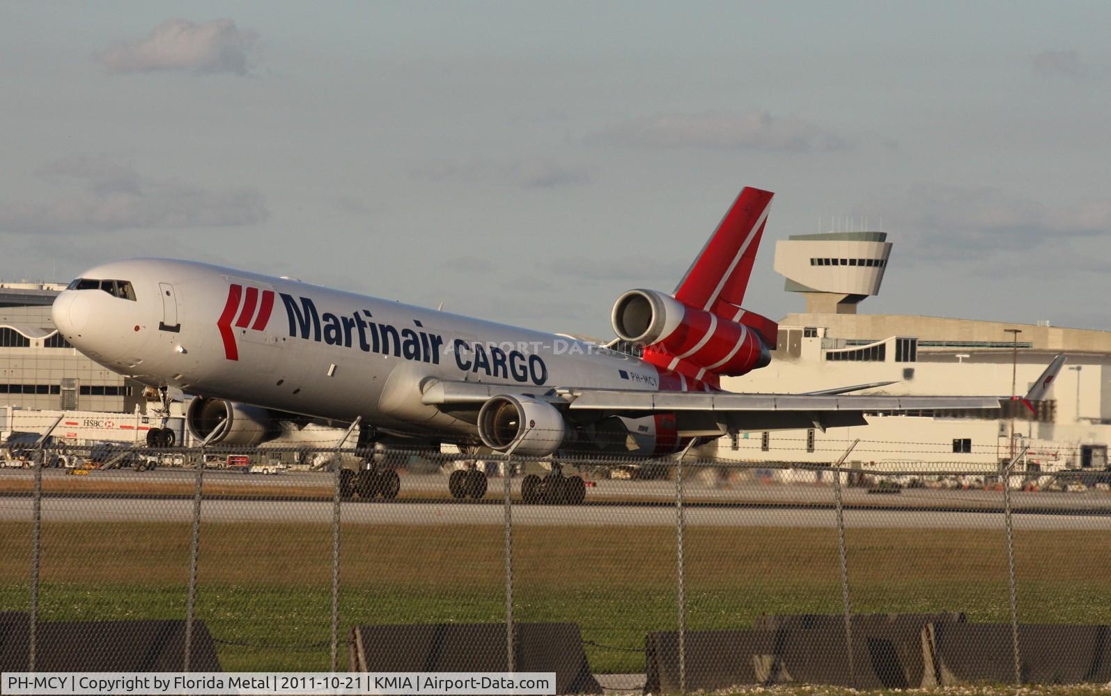 PH-MCY, 1991 McDonnell Douglas MD-11F C/N 48445, MIA spotting