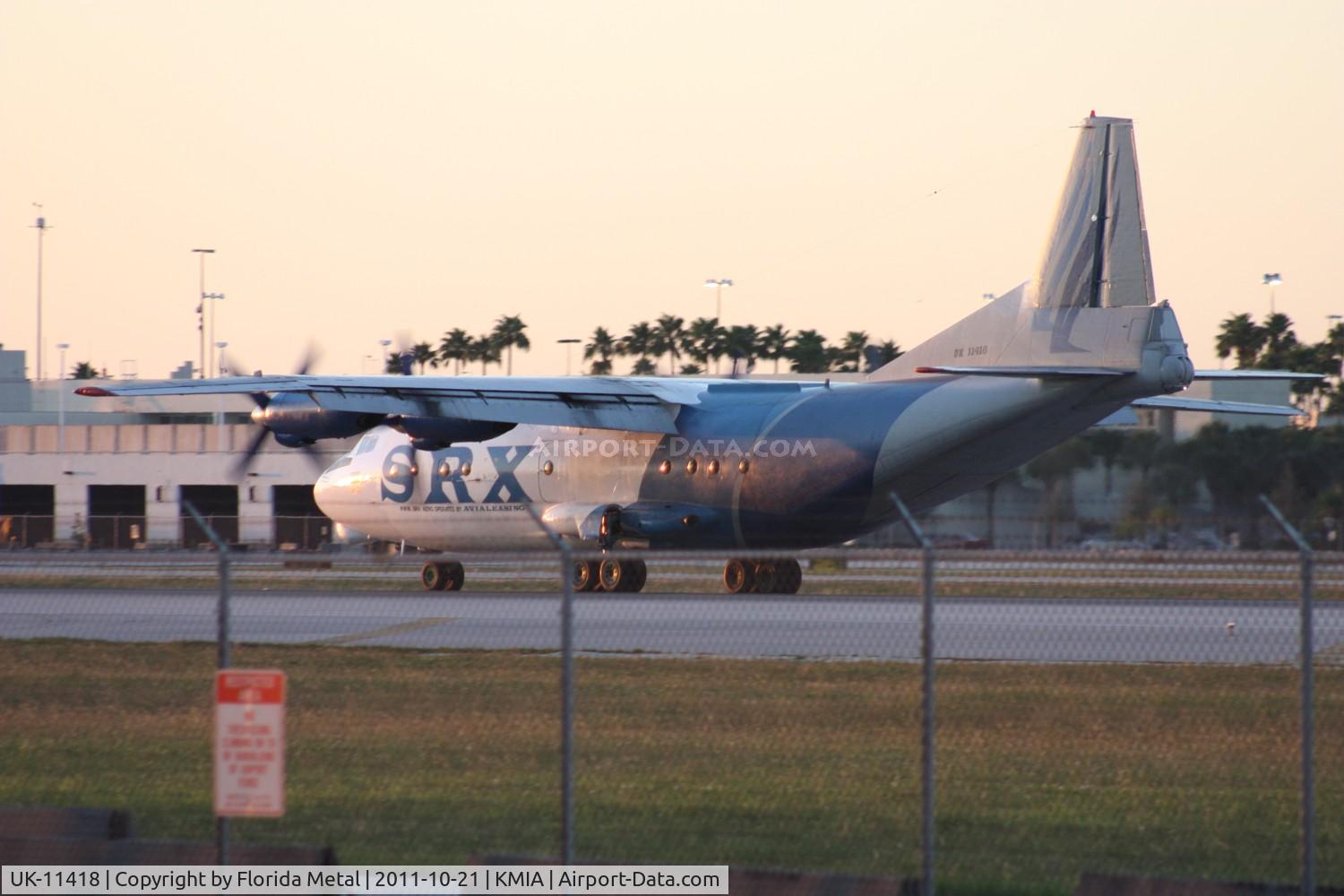 UK-11418, 1964 Antonov An-12B C/N 402504, MIA spotting