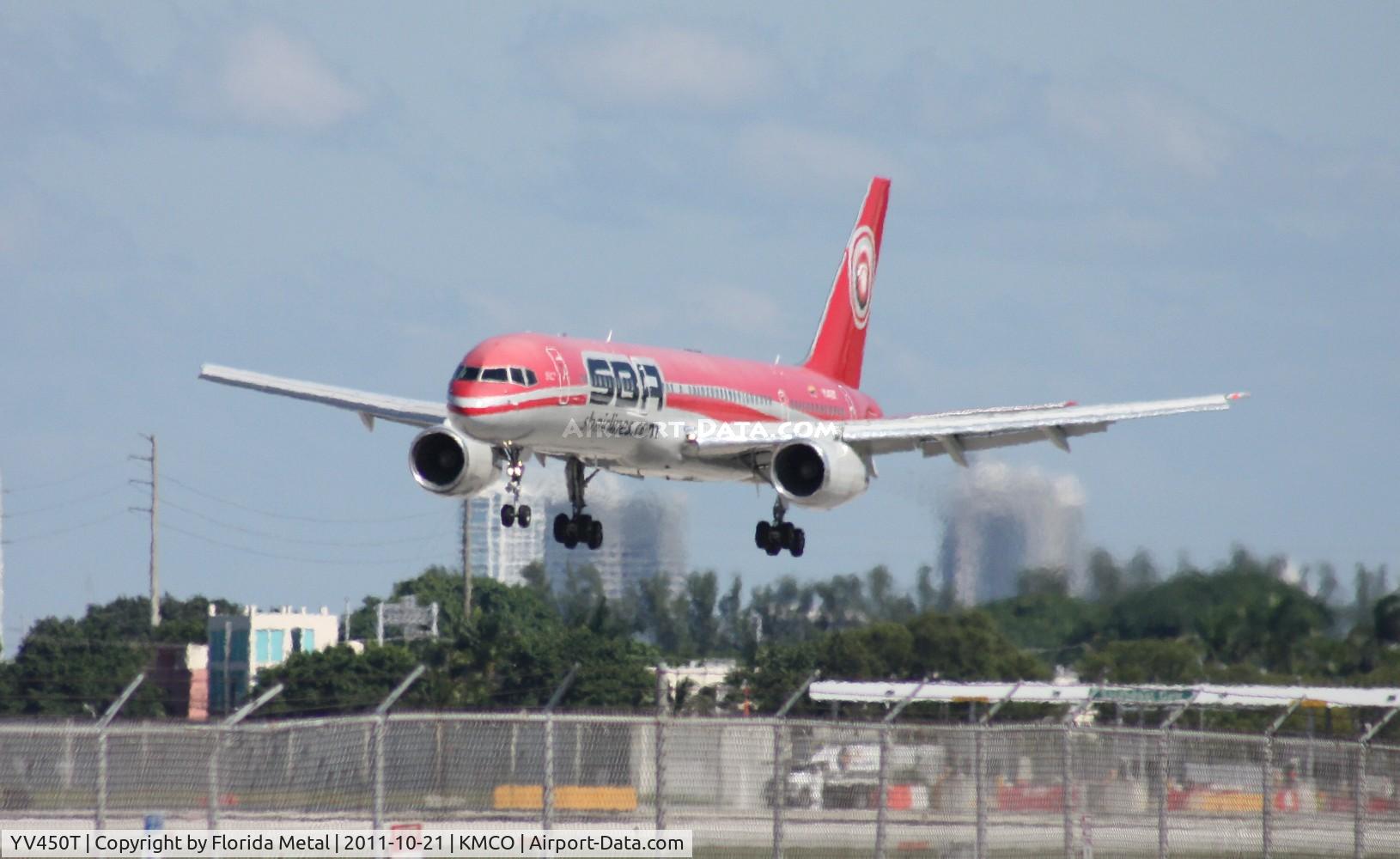 YV450T, 1989 Boeing 757-236 C/N 24370, MIA spotting