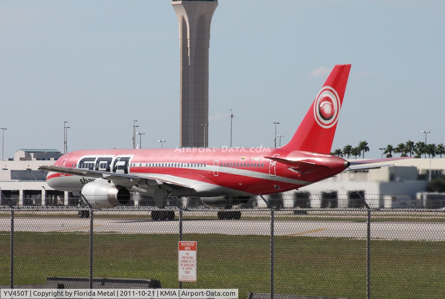YV450T, 1989 Boeing 757-236 C/N 24370, MIA spotting