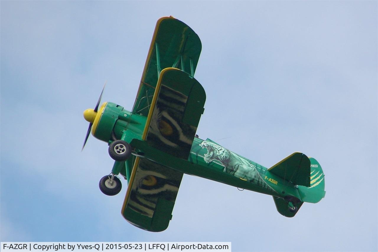 F-AZGR, Boeing N2S-3 Kaydet (B75N1) C/N 75-2650, Boeing N2S-3 Kaydet (B75N1), On display, La Ferté-Alais airfield (LFFQ) Airshow 2015