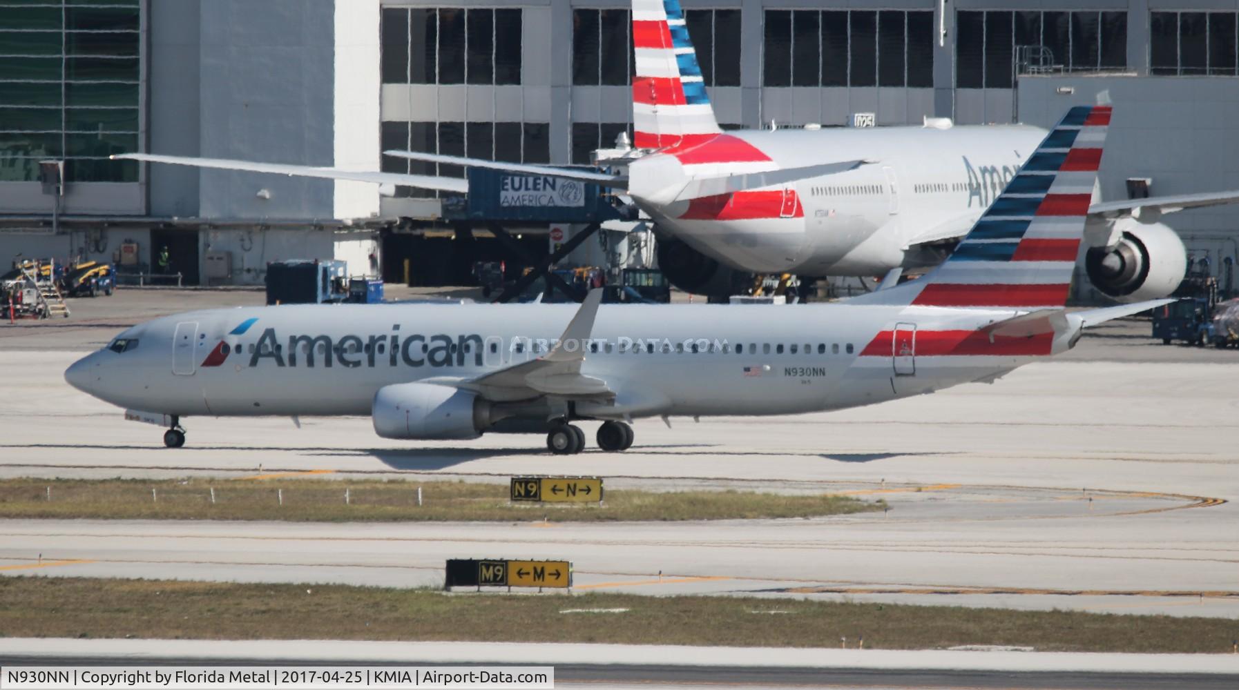 N930NN, 2013 Boeing 737-823 C/N 33487, MIA spotting