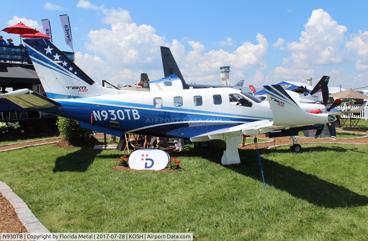 N930TB, 2017 Socata TBM-930 C/N 1162, Air Venture 2017