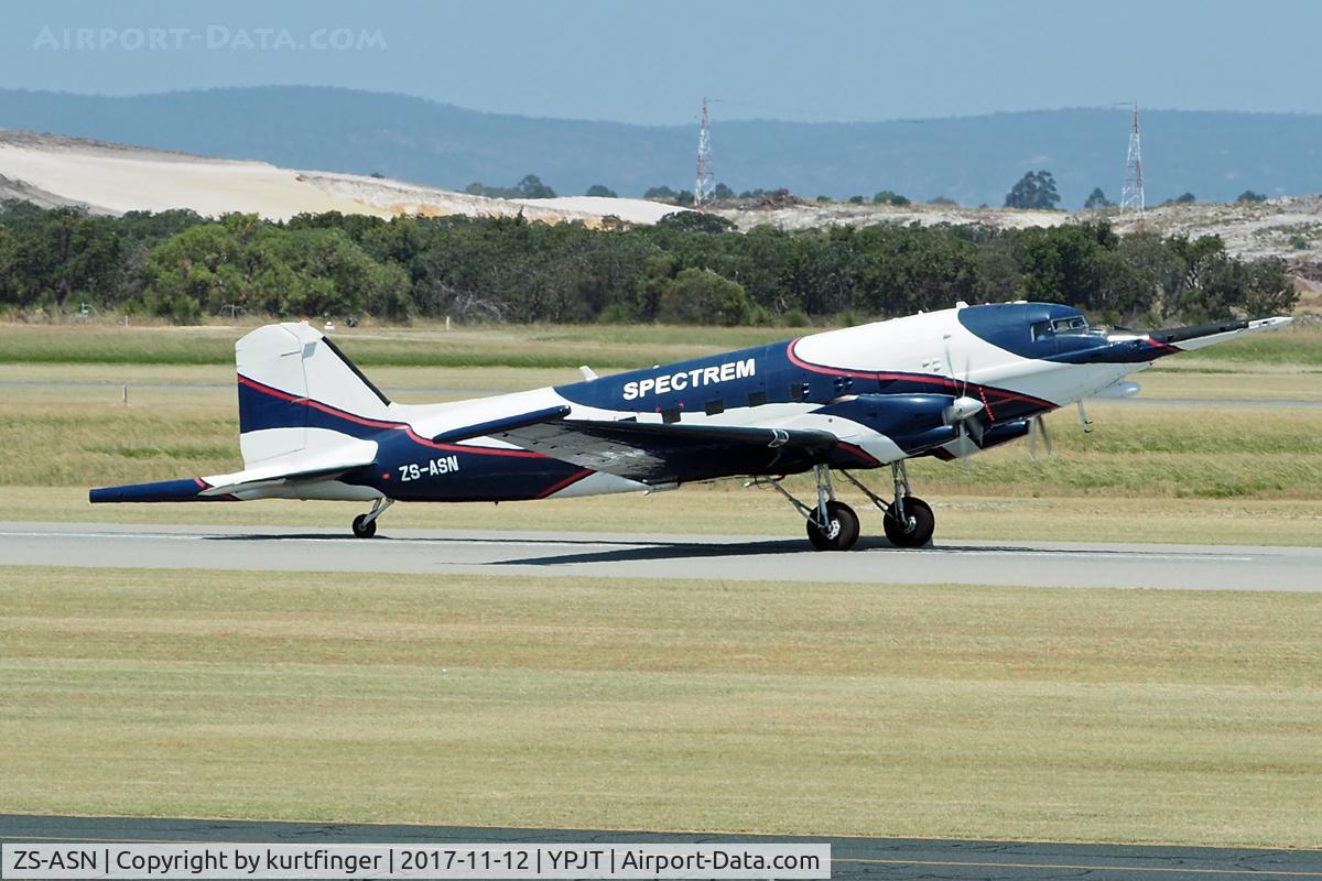 ZS-ASN, 1944 Basler BT-67 (C-47B) C/N 16833/33581, Basler BT-67_DC-3. Jandakot 12 November 2017