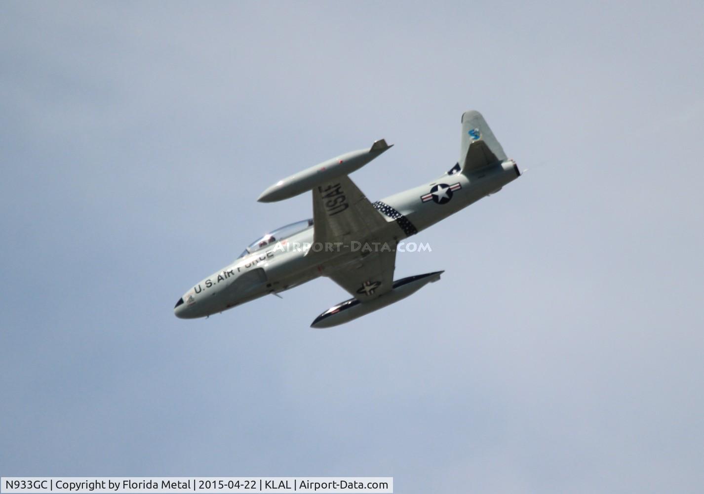 N933GC, 1954 Canadair T-33AN Silver Star 3 C/N T33-306, Sun N Fun 2015