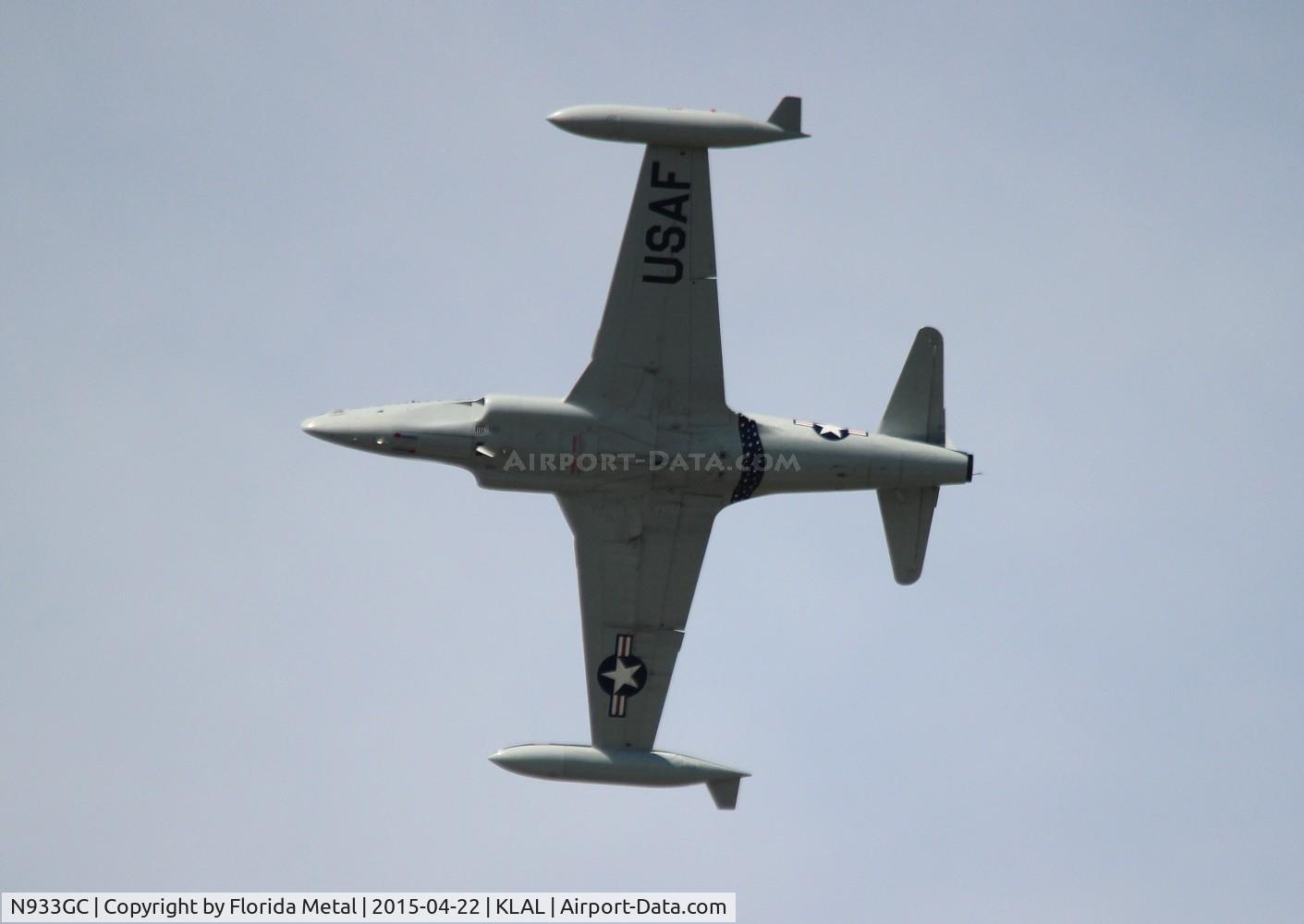 N933GC, 1954 Canadair T-33AN Silver Star 3 C/N T33-306, Sun N fun 2015