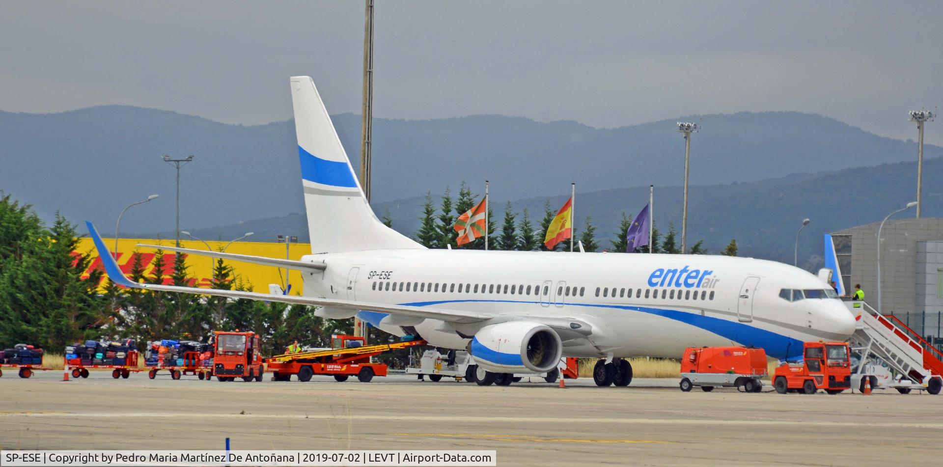 SP-ESE, 2007 Boeing 737-8Q8 C/N 30688, Aeropuerto de Foronda - Vitoria-Gasteiz - Euskadi - España