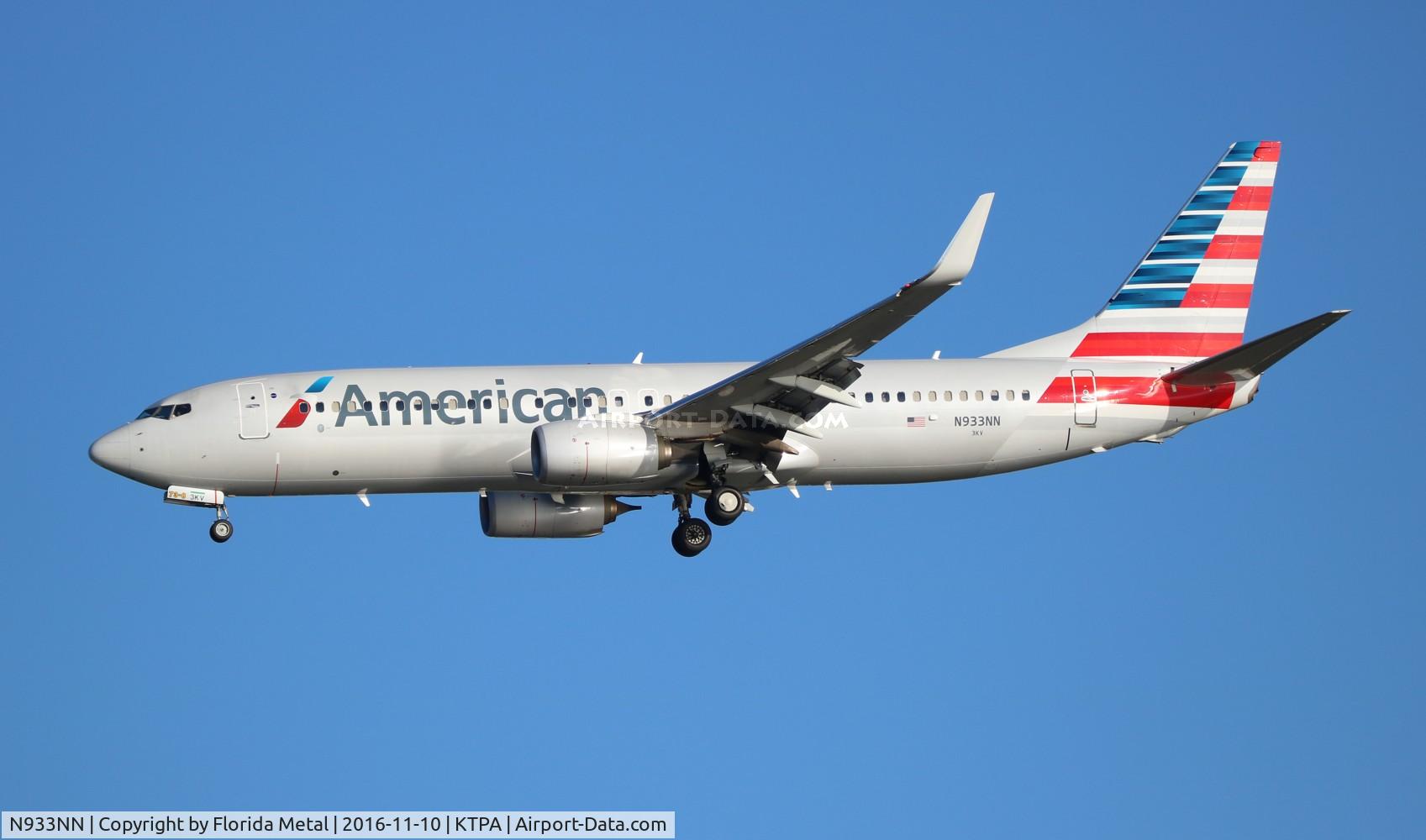 N933NN, 2013 Boeing 737-823 C/N 31173, TPA spotting