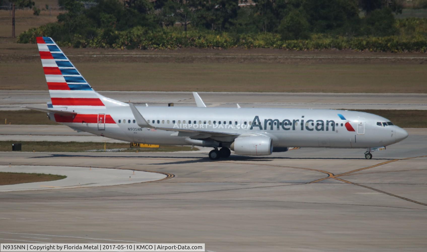 N935NN, 2013 Boeing 737-823 C/N 33231, MCO spotting
