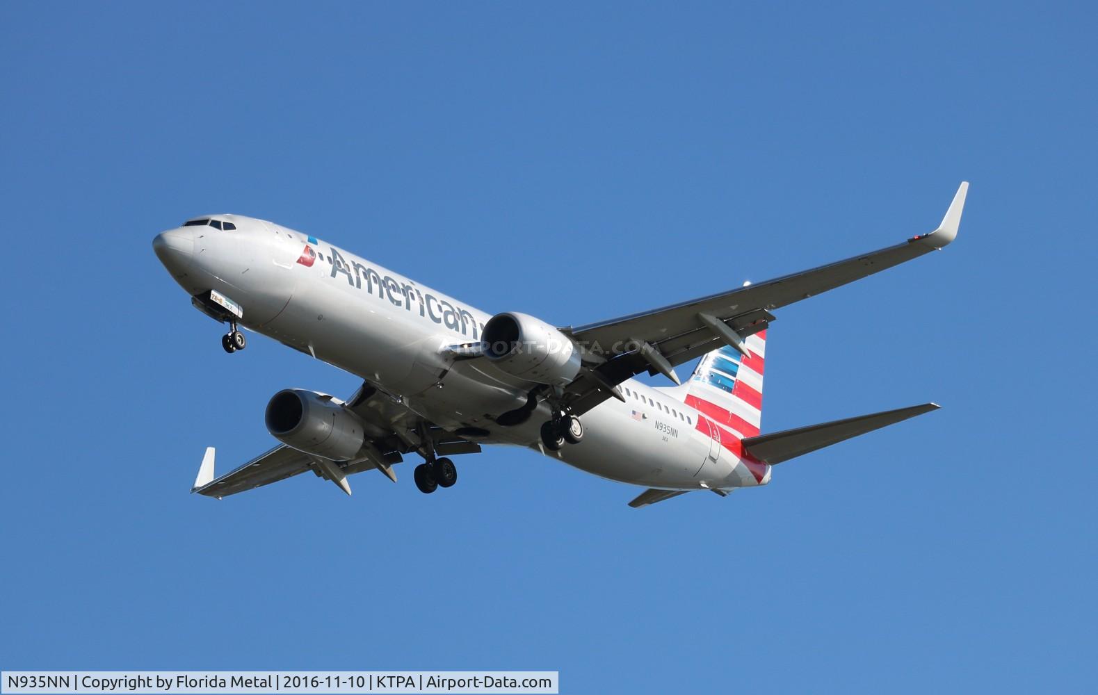 N935NN, 2013 Boeing 737-823 C/N 33231, TPA spotting