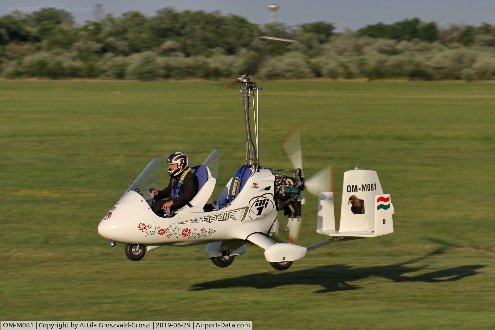 OM-M081, 2012 Apollo Ultralight Aircraft Apollo Gyro AG1, Balatonfökajár Airfield, Hungary