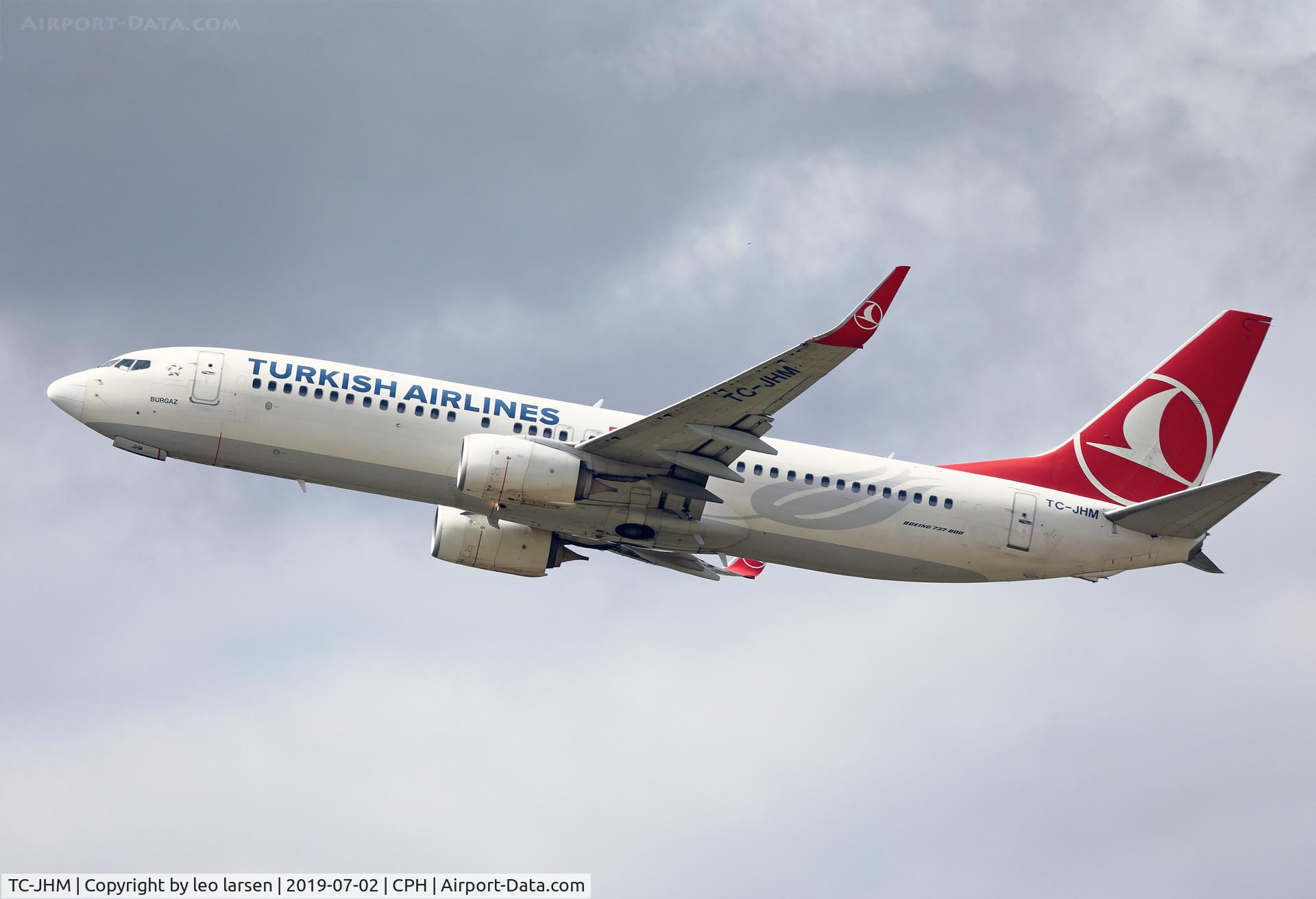 TC-JHM, 2012 Boeing 737-8F2 C/N 40980, Copenhagen 2.7.2019