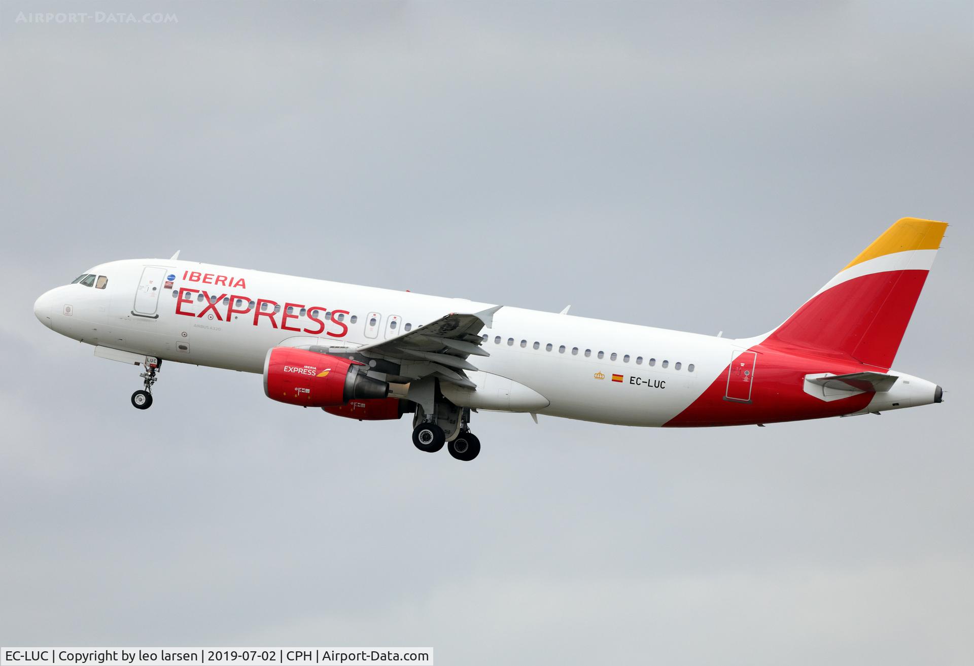 EC-LUC, 1999 Airbus A320-214 C/N 1059, Copenhagen 2.7.2019
