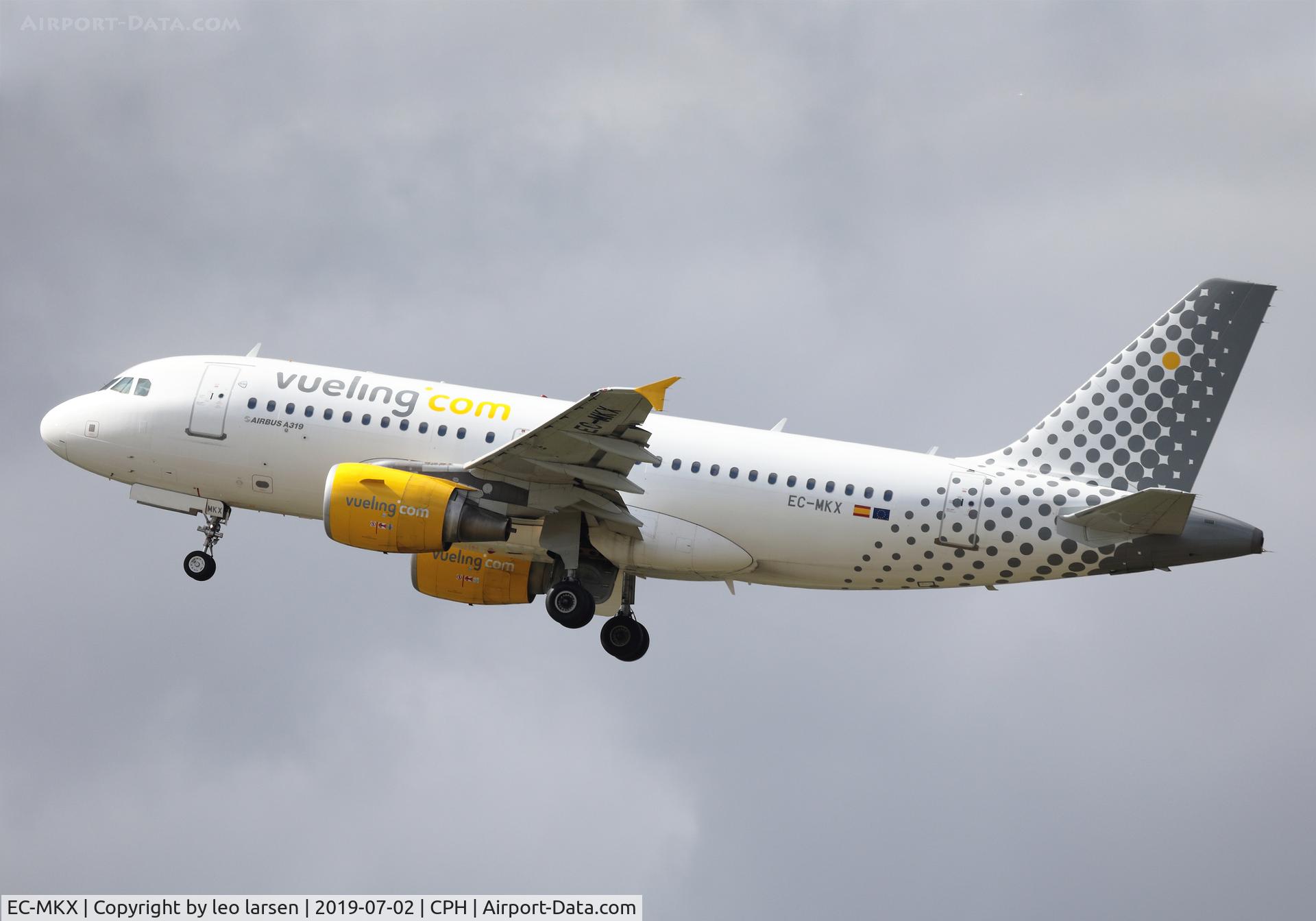 EC-MKX, 2007 Airbus A319-111 C/N 3054, Copenhagen 2.7.2019