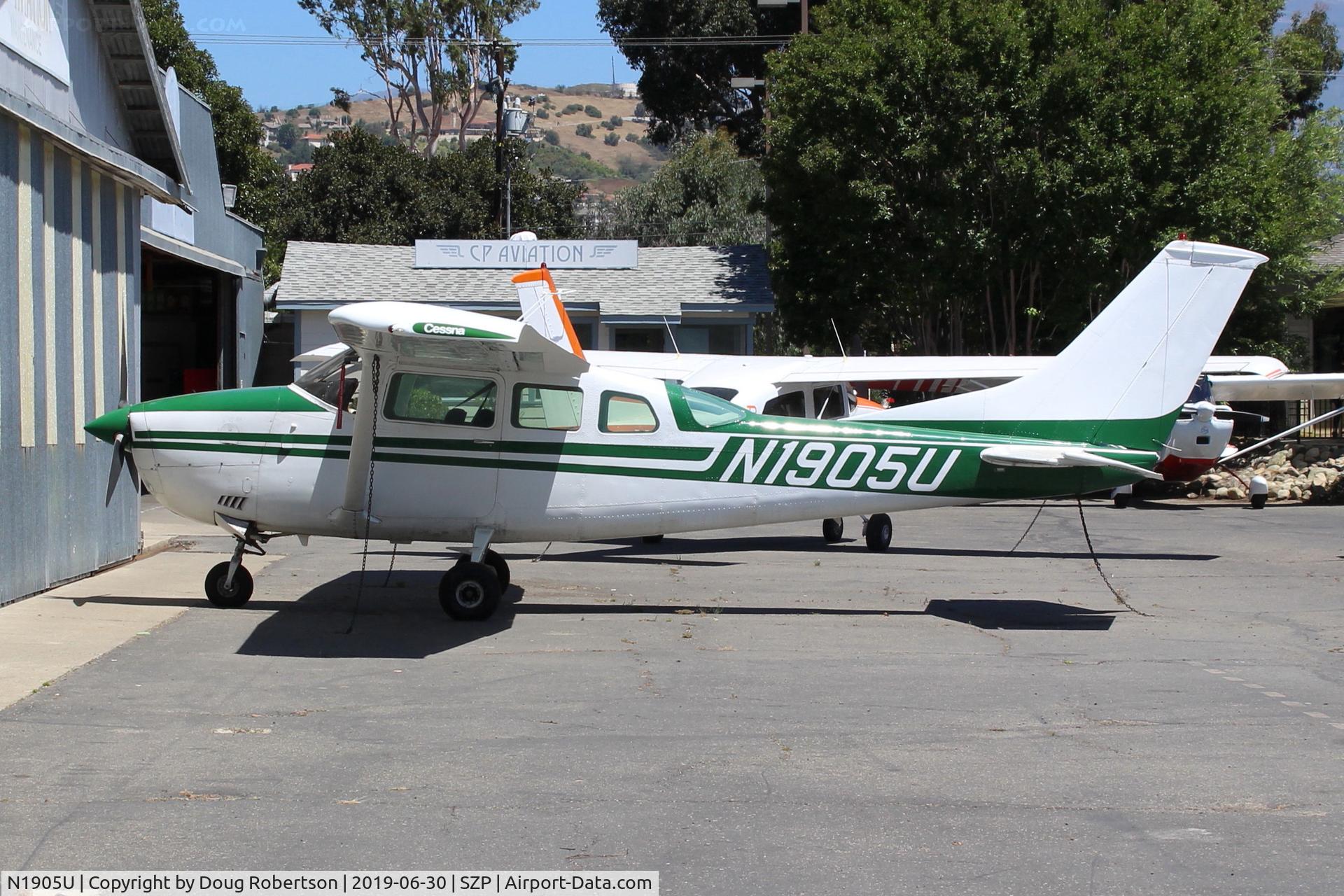 N1905U, 1973 Cessna U206F Stationair C/N U20602275, 1973 Cessna U206F STATIONAIR, Continental IO-520 285 Hp, 6 seats, at CP AVIATION