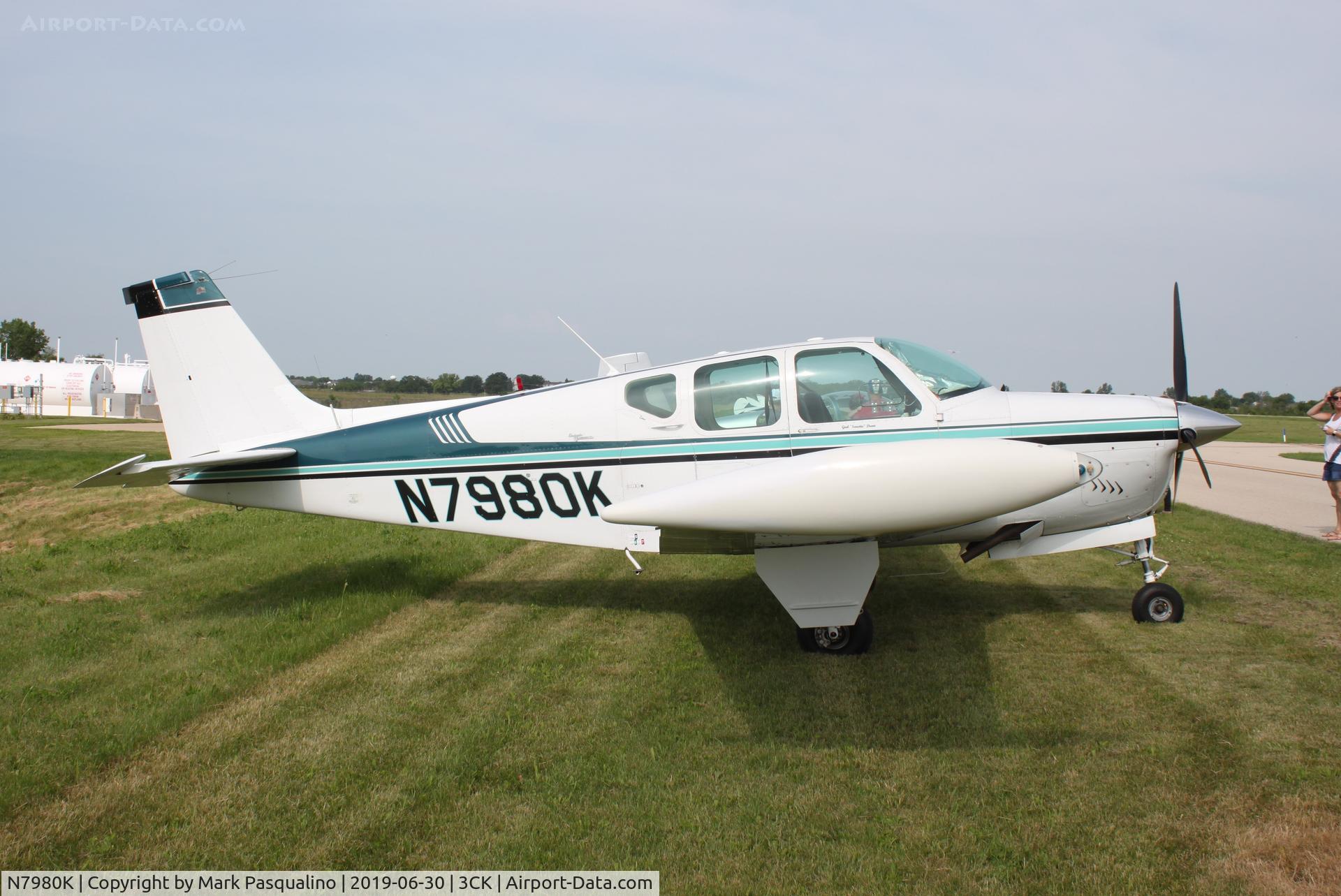 N7980K, 1964 Beech 35-B33 Debonair C/N CD-777, Beech B33