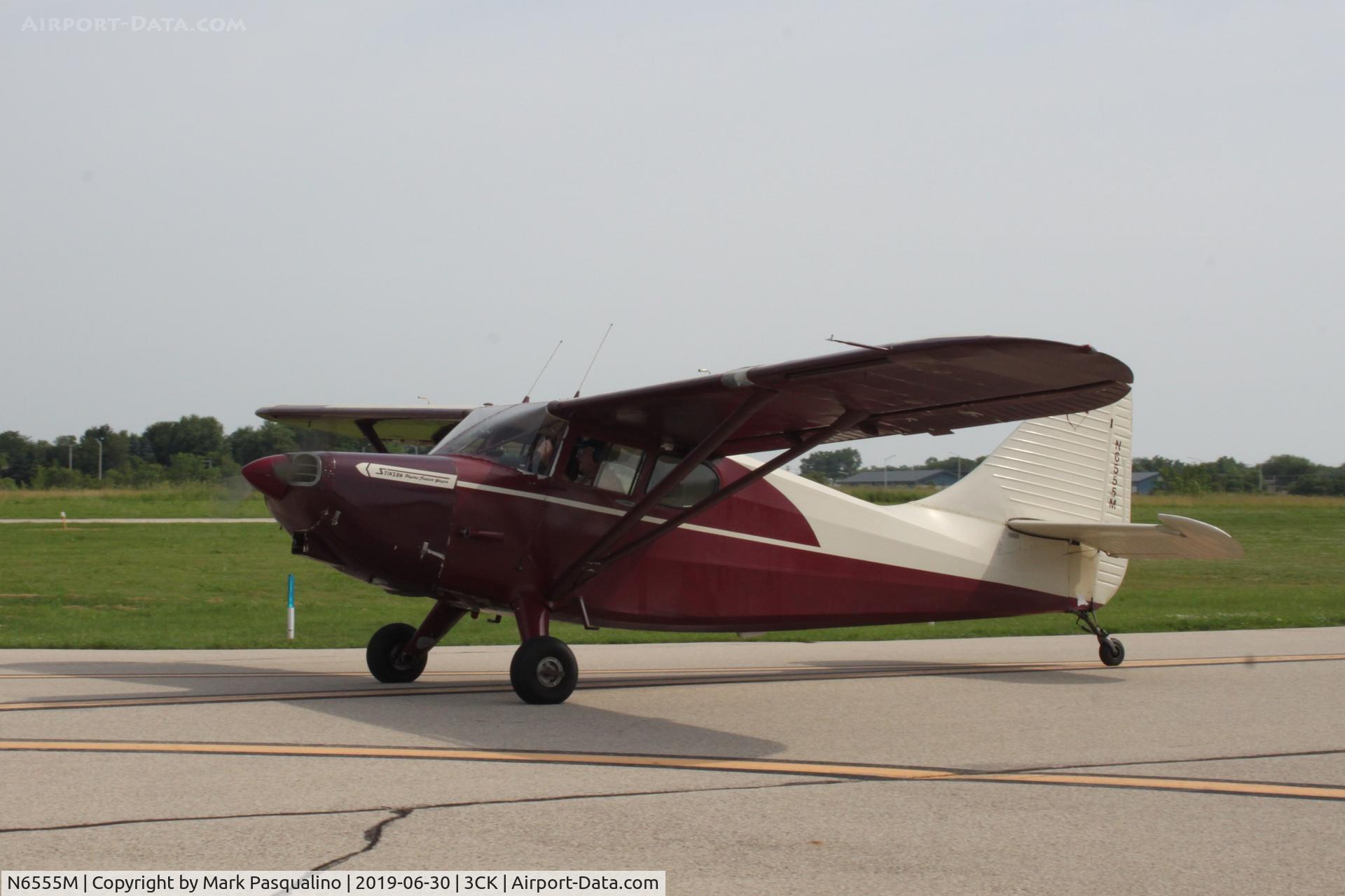 N6555M, 1948 Stinson 108-3 Voyager C/N 108-4555, Stinson 108-3