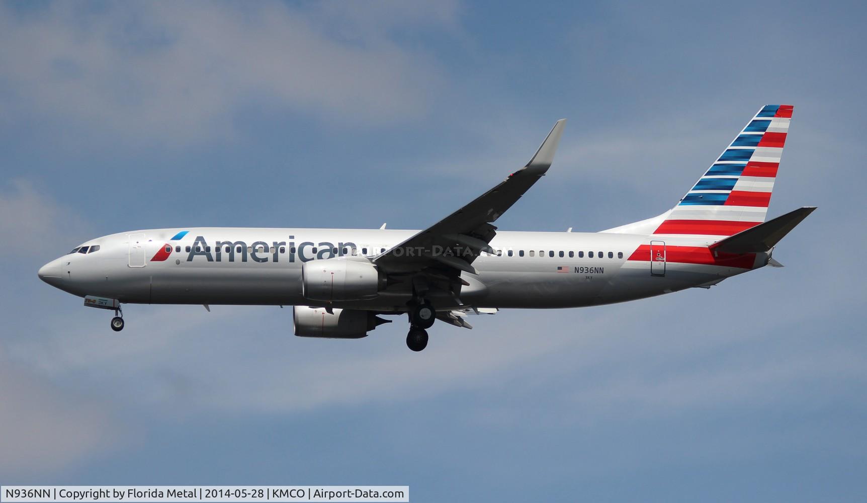 N936NN, 2013 Boeing 737-823 C/N 31176, MCO spotting