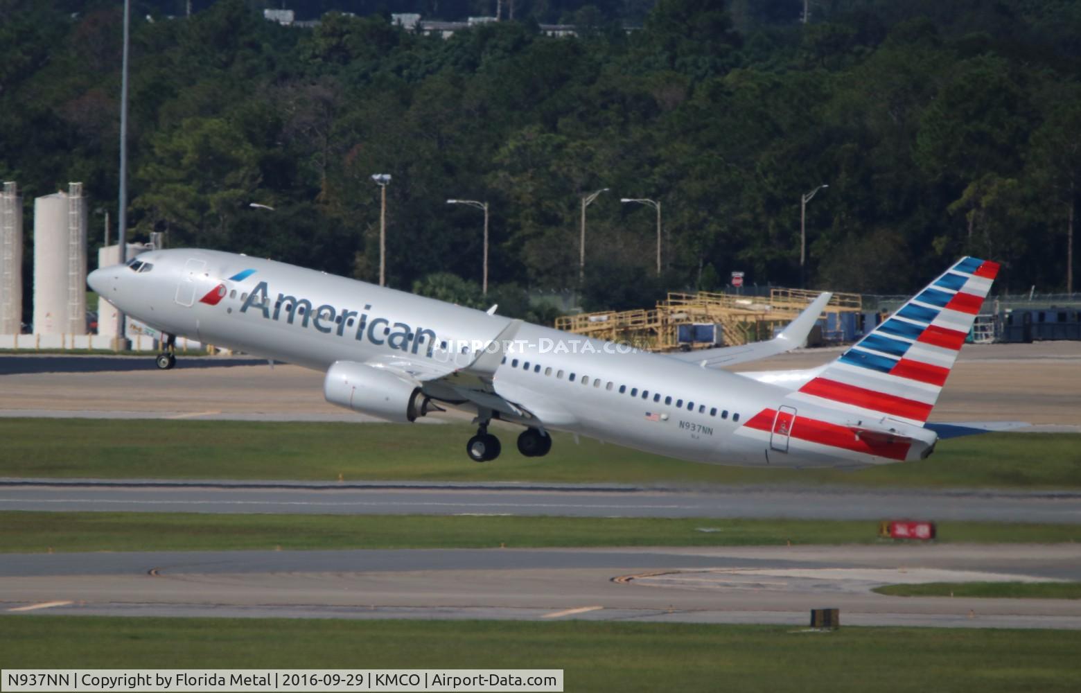 N937NN, 2013 Boeing 737-823 C/N 31178, MCO spotting
