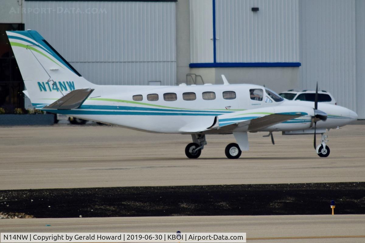 N14NW, 1980 Cessna 441 Conquest II C/N 441-0171, On north GA ramp.