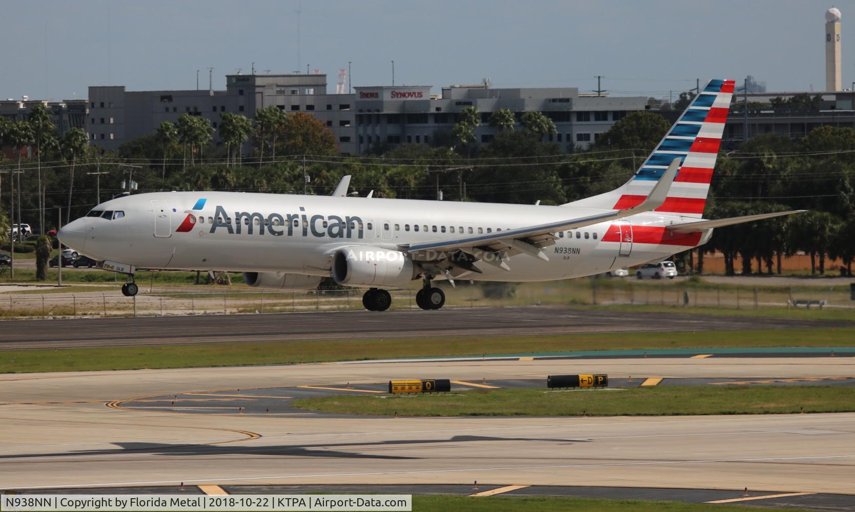 N938NN, 2013 Boeing 737-823 C/N 33490, TPA spotting