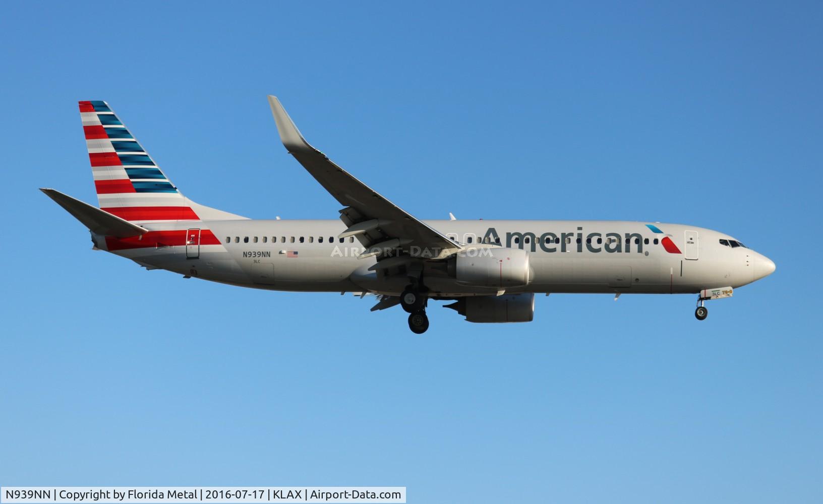 N939NN, 2013 Boeing 737-823 C/N 33491, LAX spotting