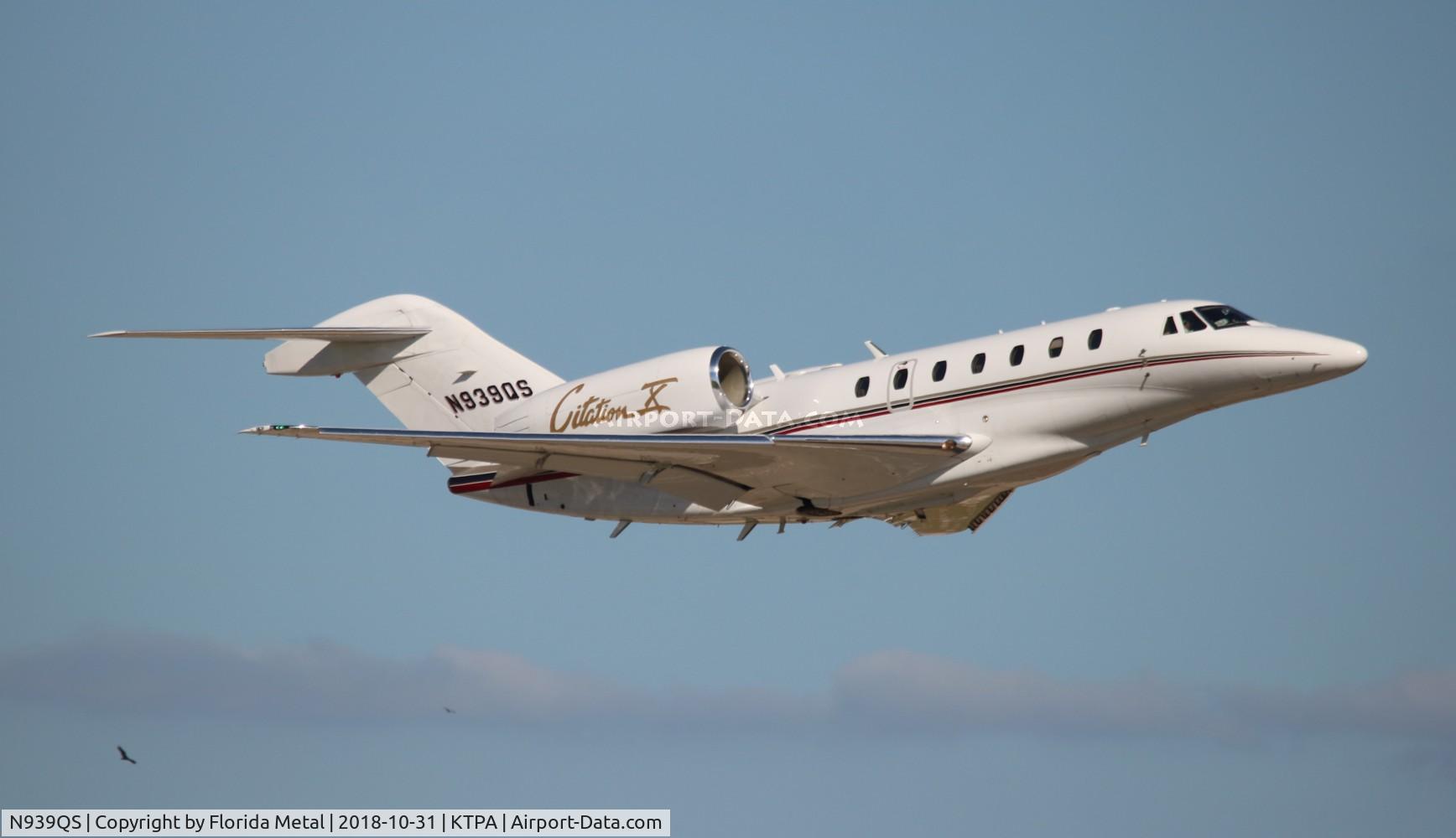 N939QS, 2002 Cessna 750 Citation X Citation X C/N 750-0193, TPA spotting