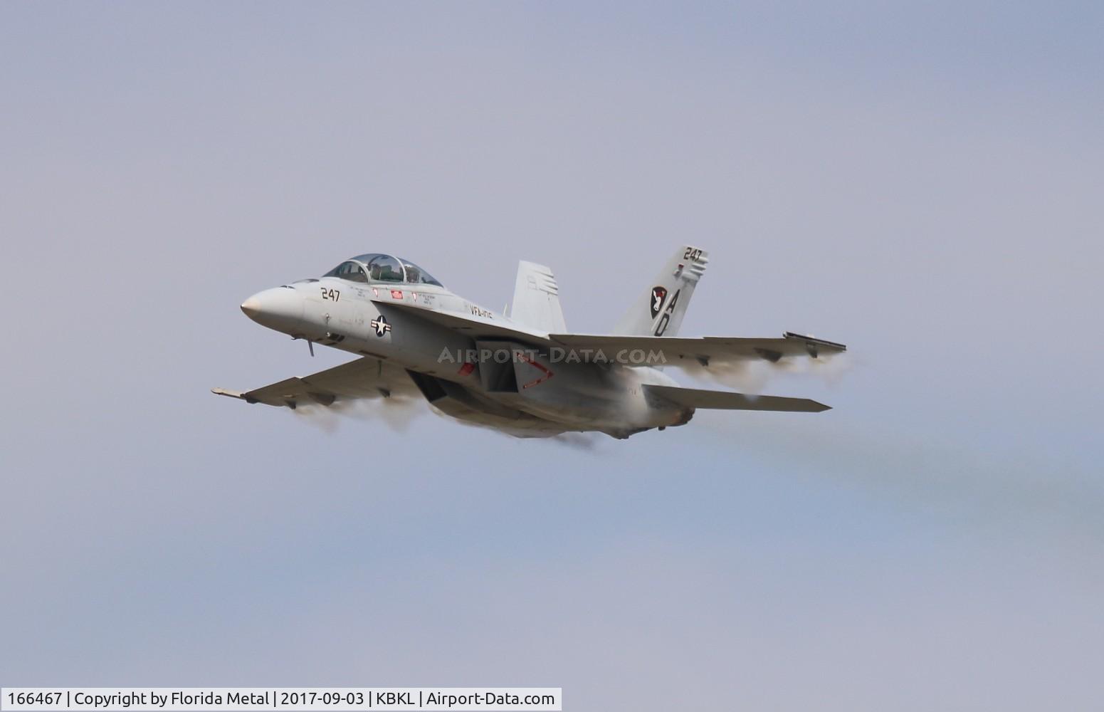 166467, Boeing F/A-18F Super Hornet C/N F102, Cleveland Airshow 2017
