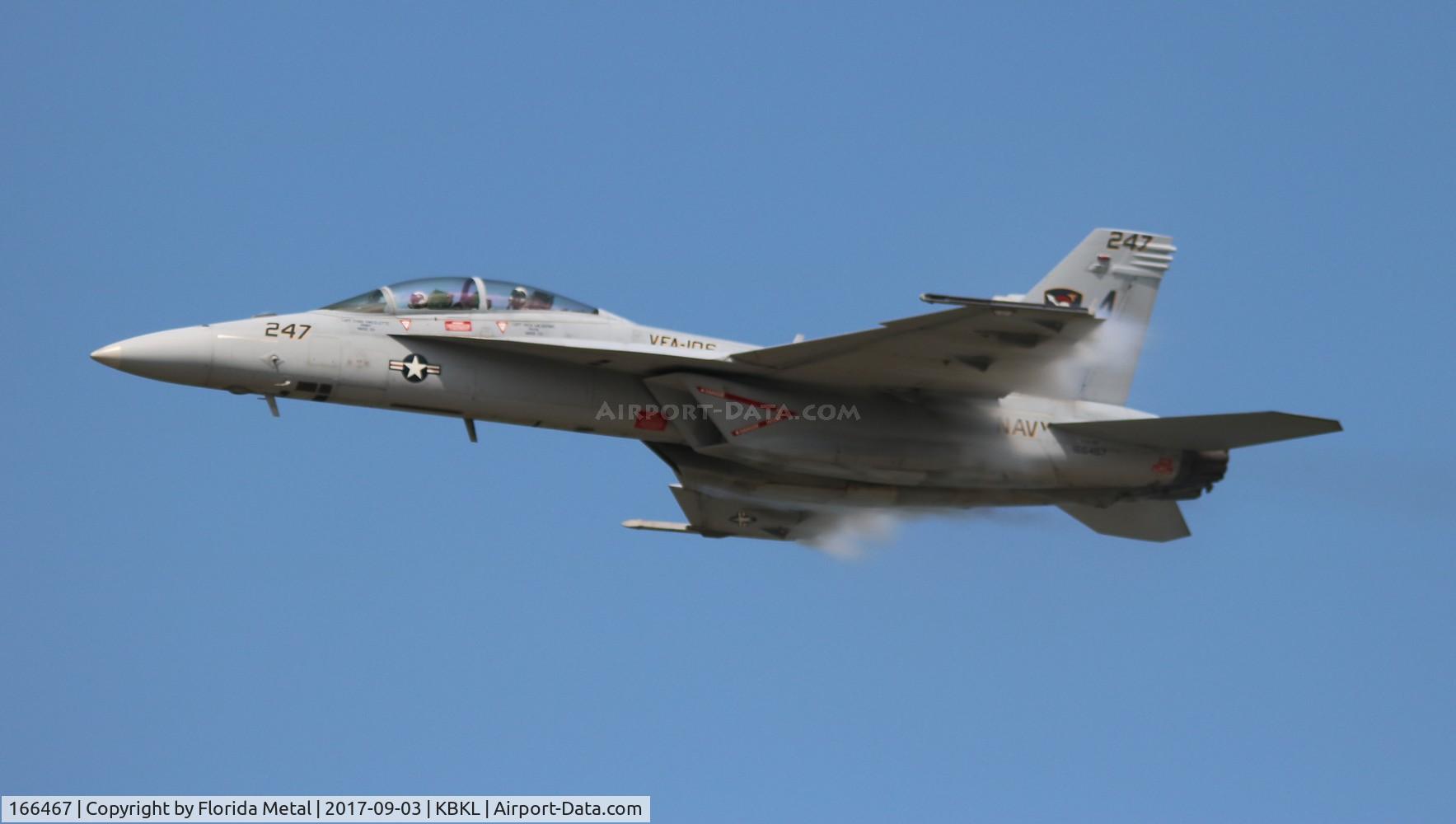 166467, Boeing F/A-18F Super Hornet C/N F102, Cleveland Airshow 2017