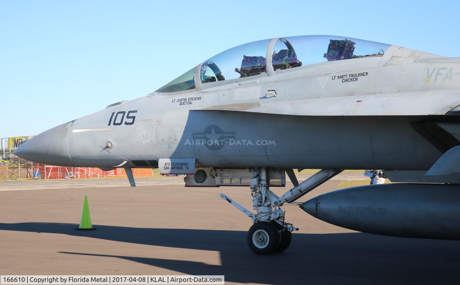 166610, Boeing F/A-18F Super Hornet C/N F103, Sun N Fun 2017